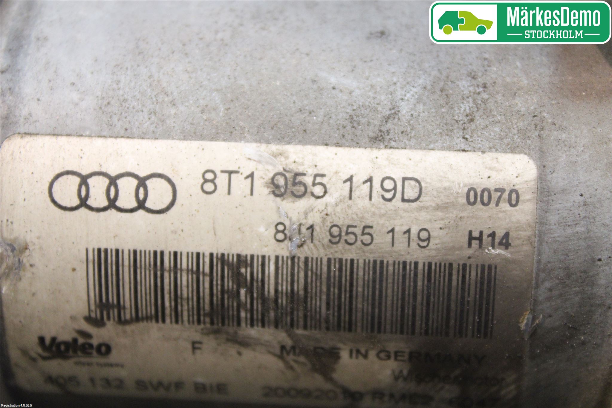 Audi A5 07-16 Torkarmotor Vindruta
