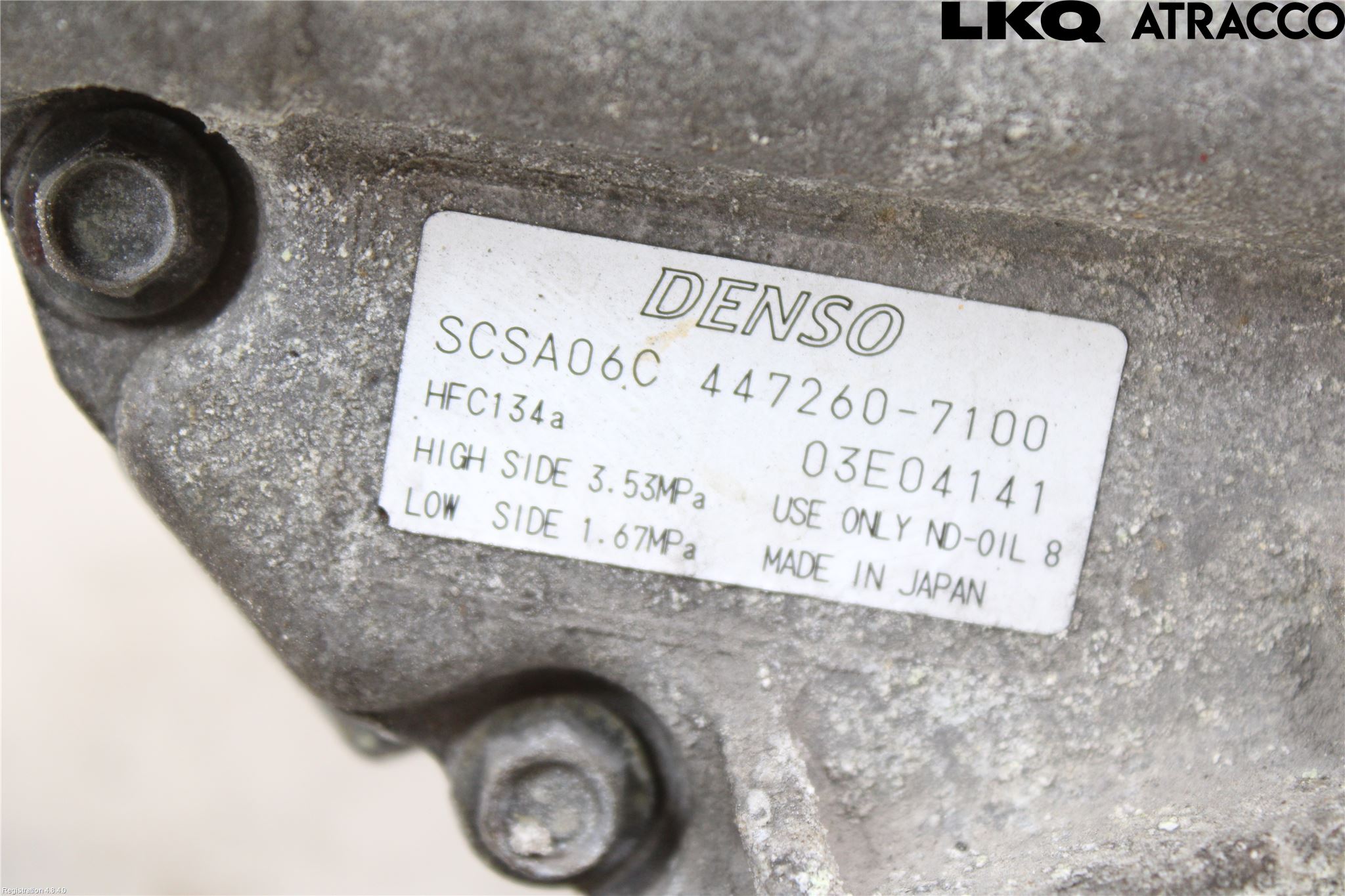 Toyota COROLLA 02-07 Ac Kompressor