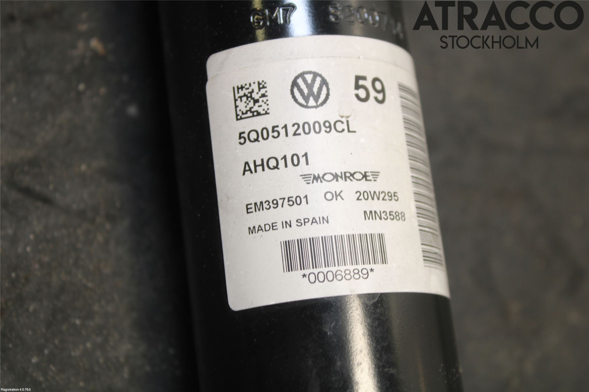 Cupra ATECA 19- Stötdämpare Bak