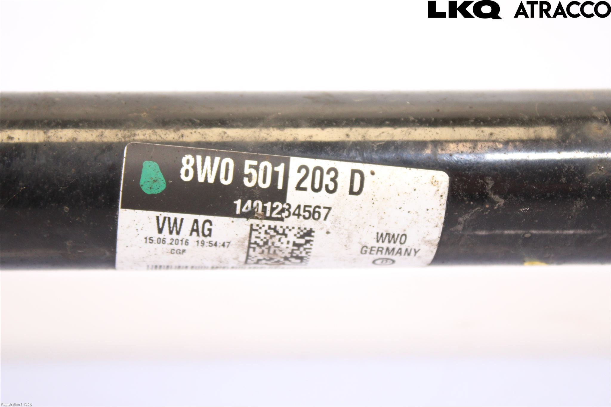 Audi A4/S4 B9 16-19 Drivaxel Bak Vänster