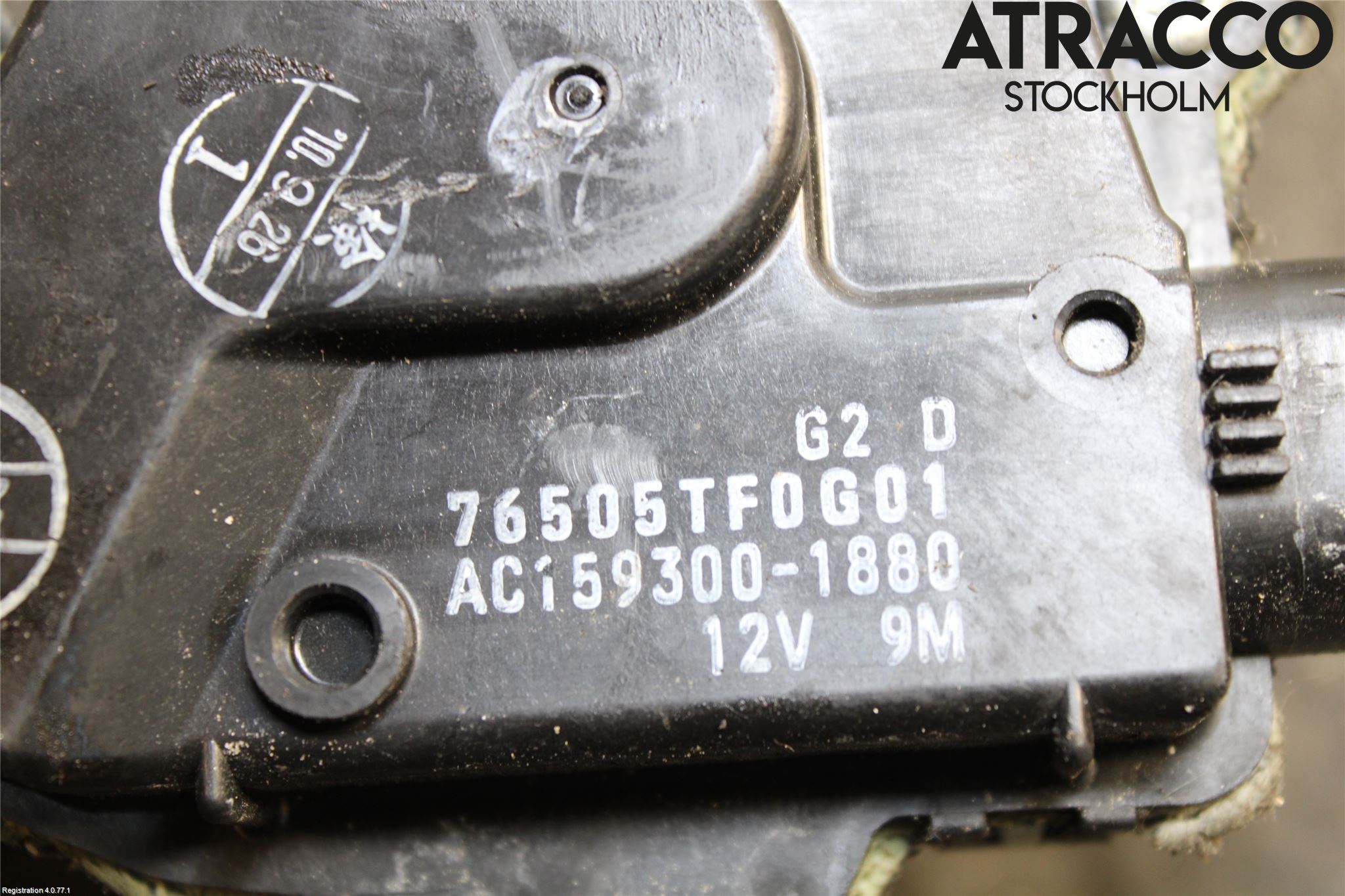 Honda JAZZ 08-14 Torkarmotor Vindruta