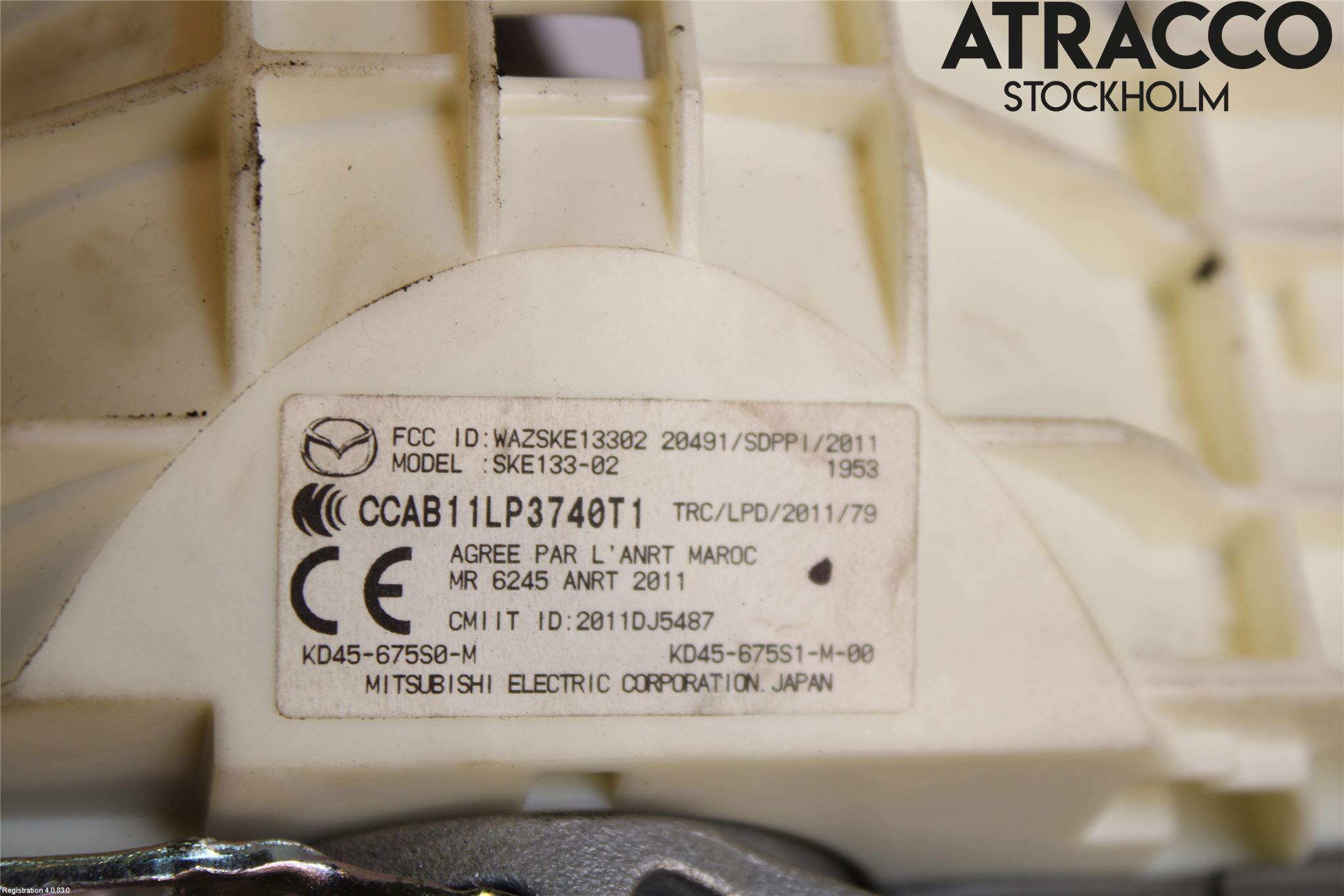 Mazda 3 III 14-19 Rattaxelagg Med Inb Servo