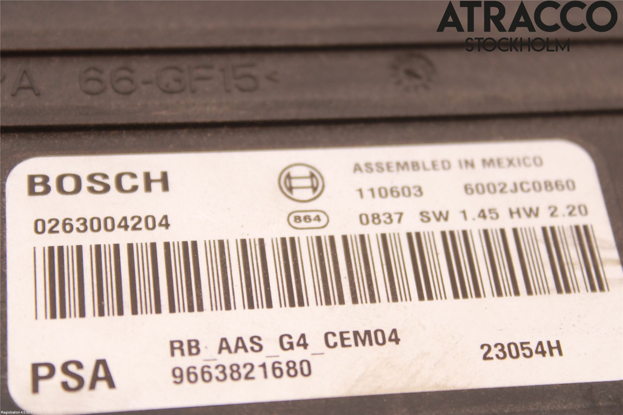Citroen C5 08-17 Styrenhet Parkeringshjälp