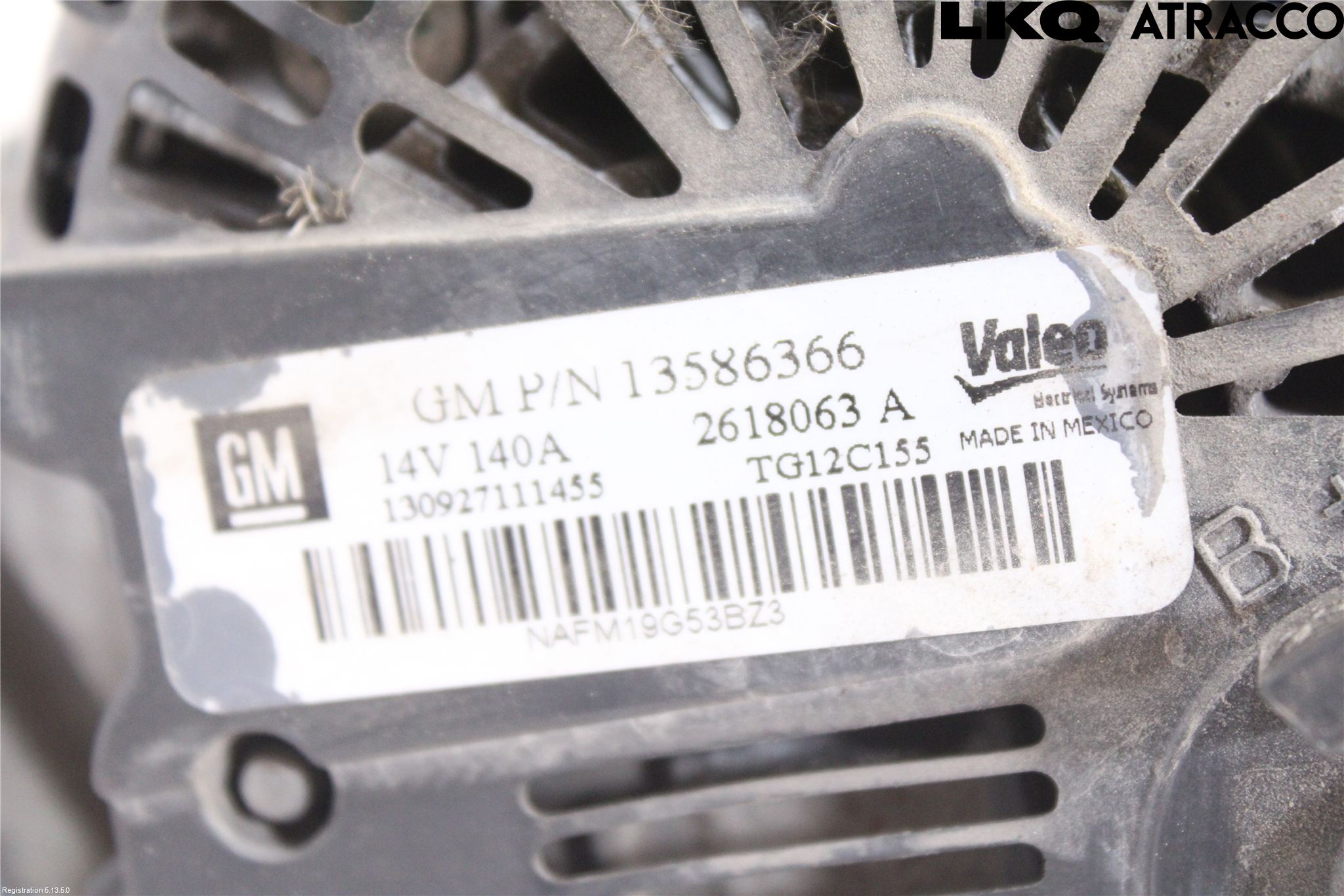Opel ZAFIRA C 12-19 Generator