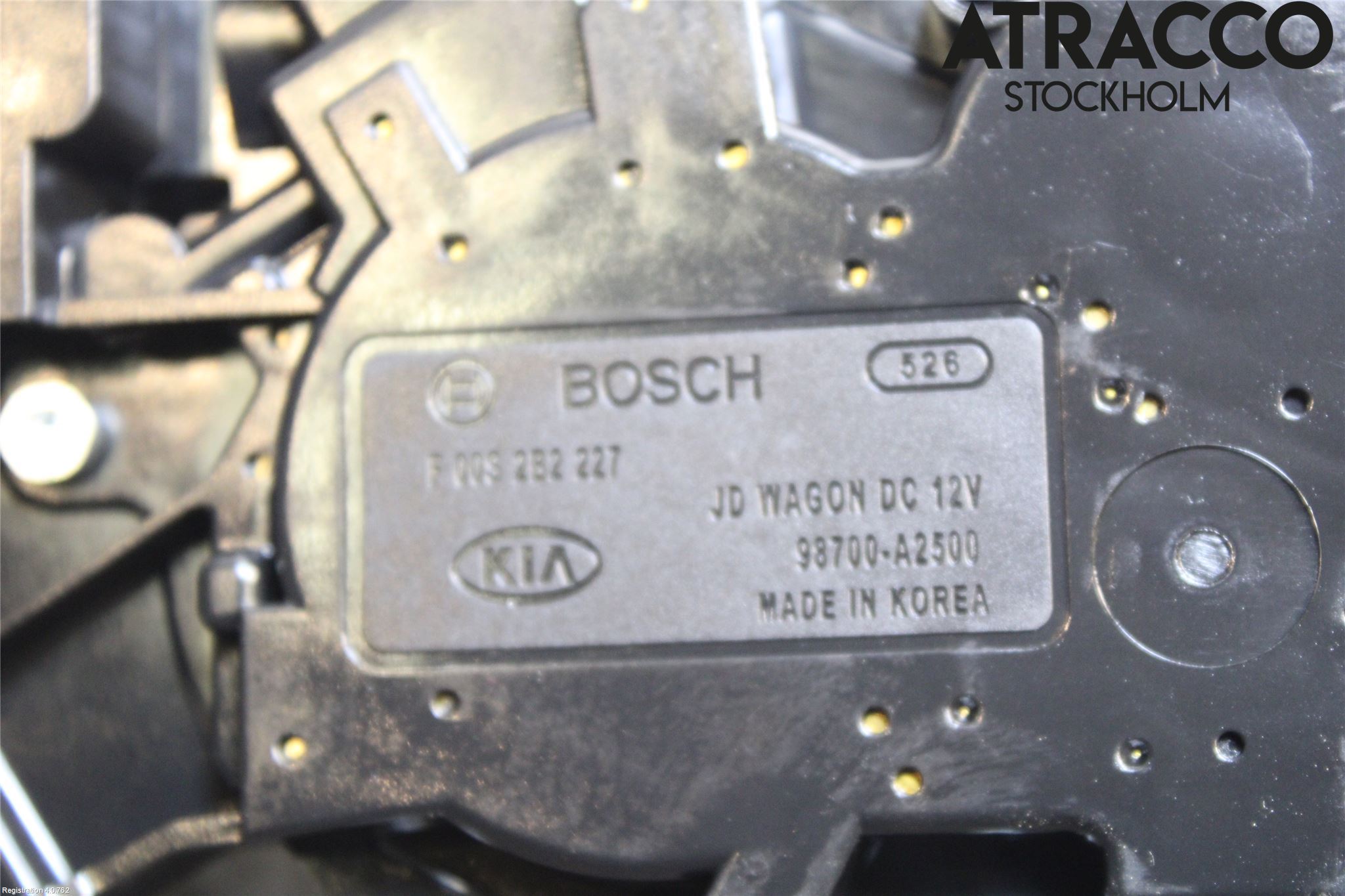 Kia CEED 12-18 Torkarmotor Baklucka