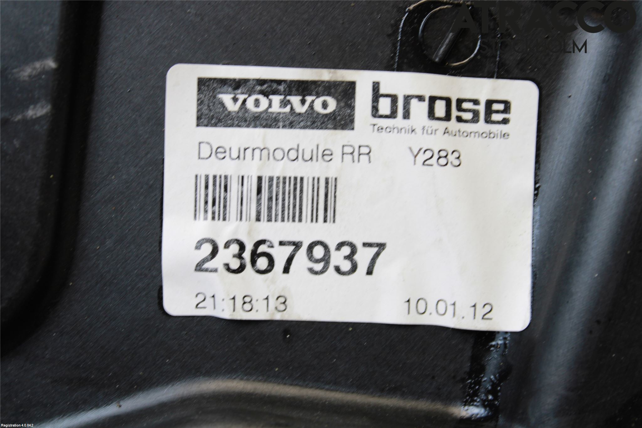 Volvo S60 11-13 Fönsterhiss El Kompl