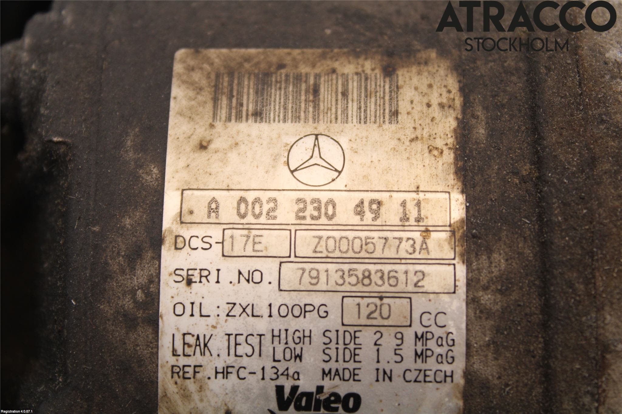 Mercedes-Benz MB C-KLASS (W204) 07-15 Ac Kompressor