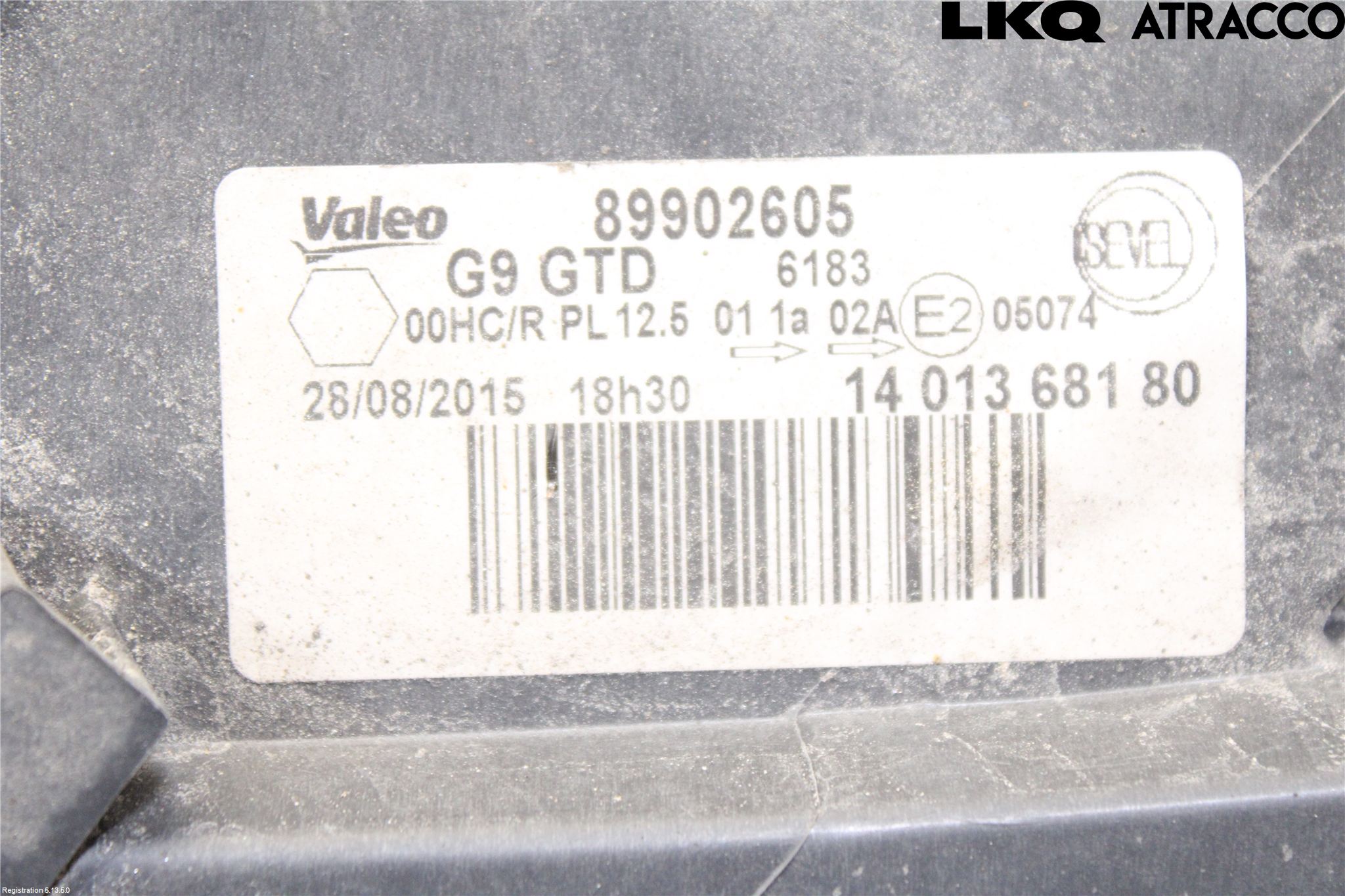 Toyota PROACE I 13-16 Strålkastare Höger
