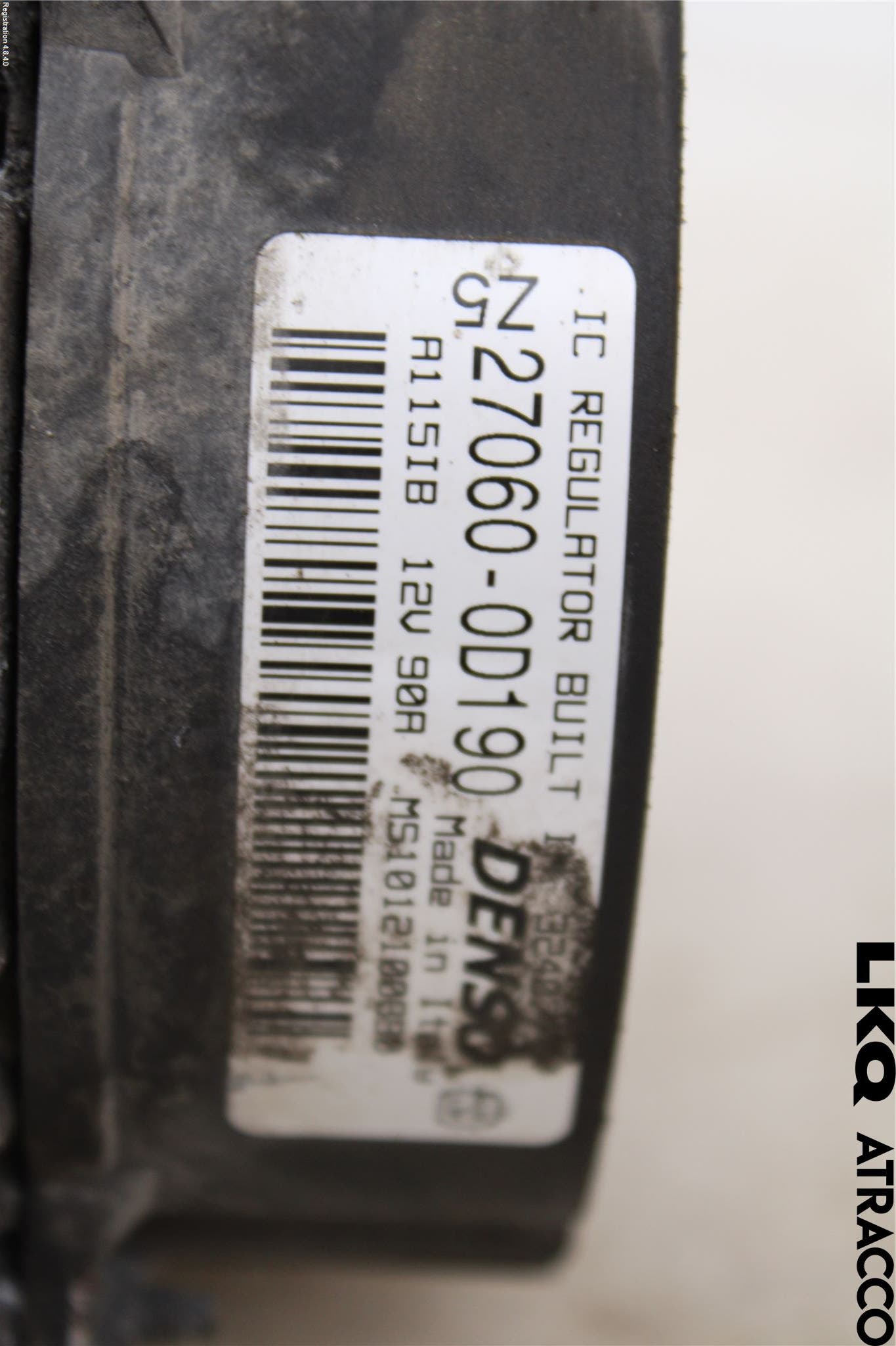 Toyota COROLLA VERSO 08-09 Generator