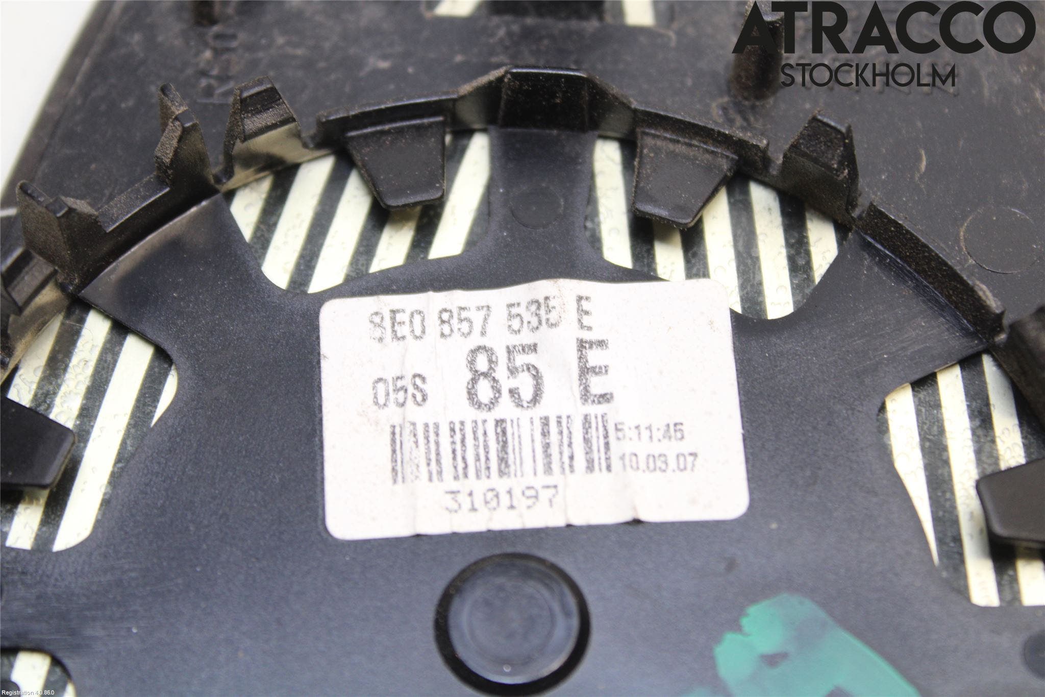 Audi A6/S6 05-11 Spegelglas Vä