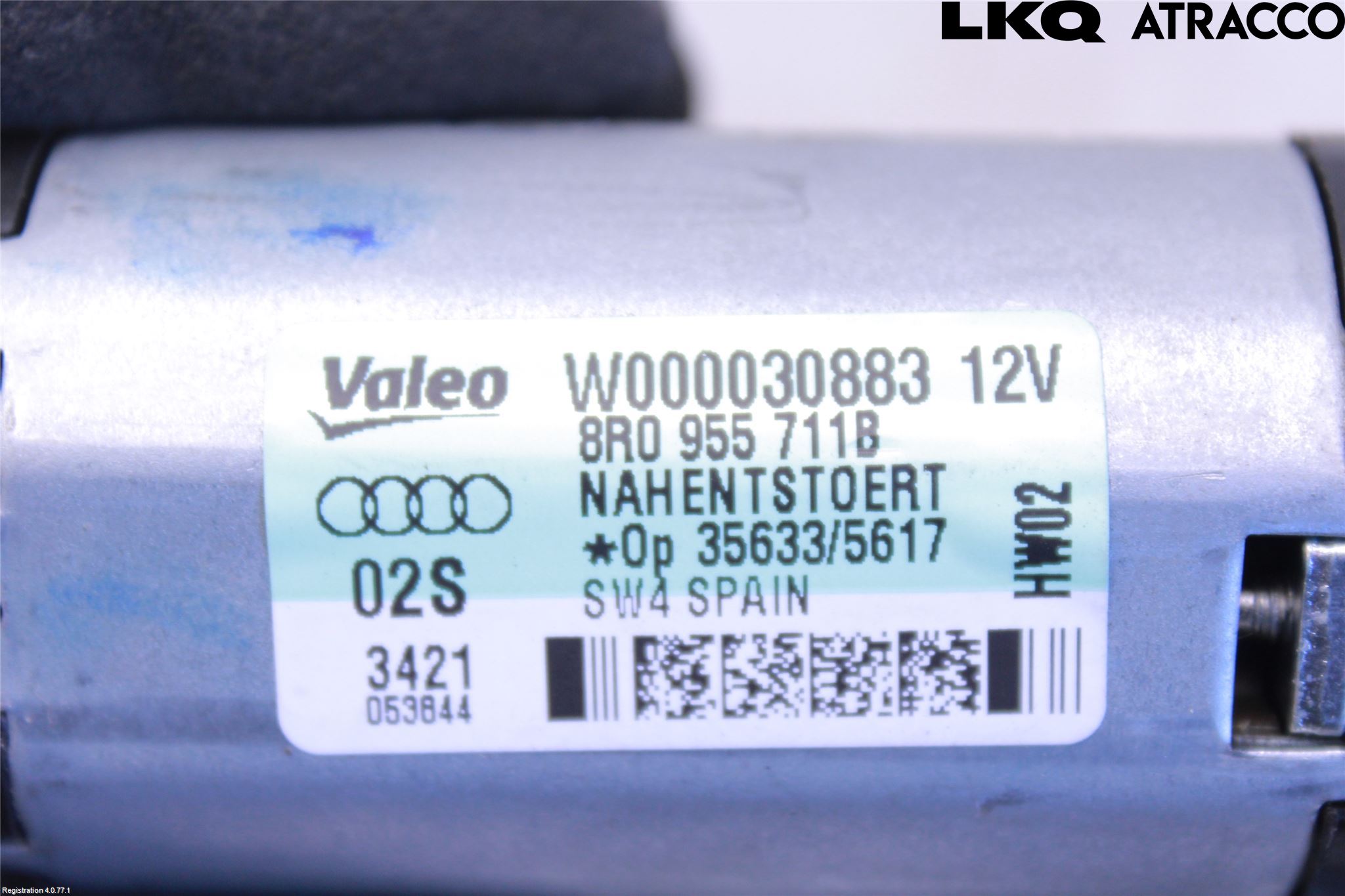 Audi Q5 09-16 Torkarmotor Baklucka