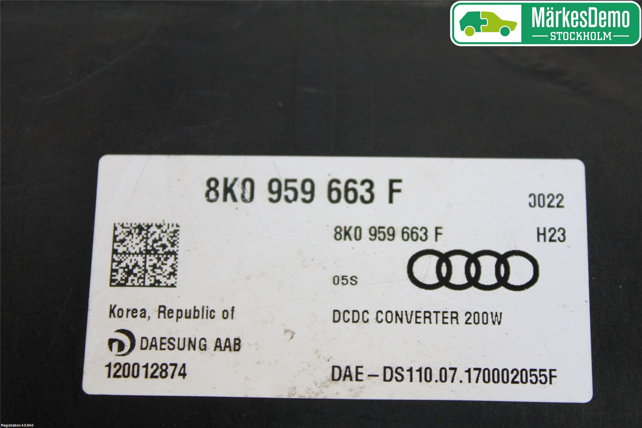 Audi A6/S6 4G 11-18 Styrenhet Övrigt