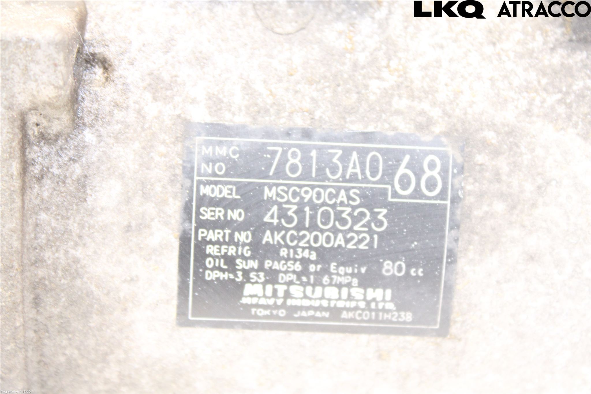 Mitsubishi LANCER 07-14 Ac Kompressor