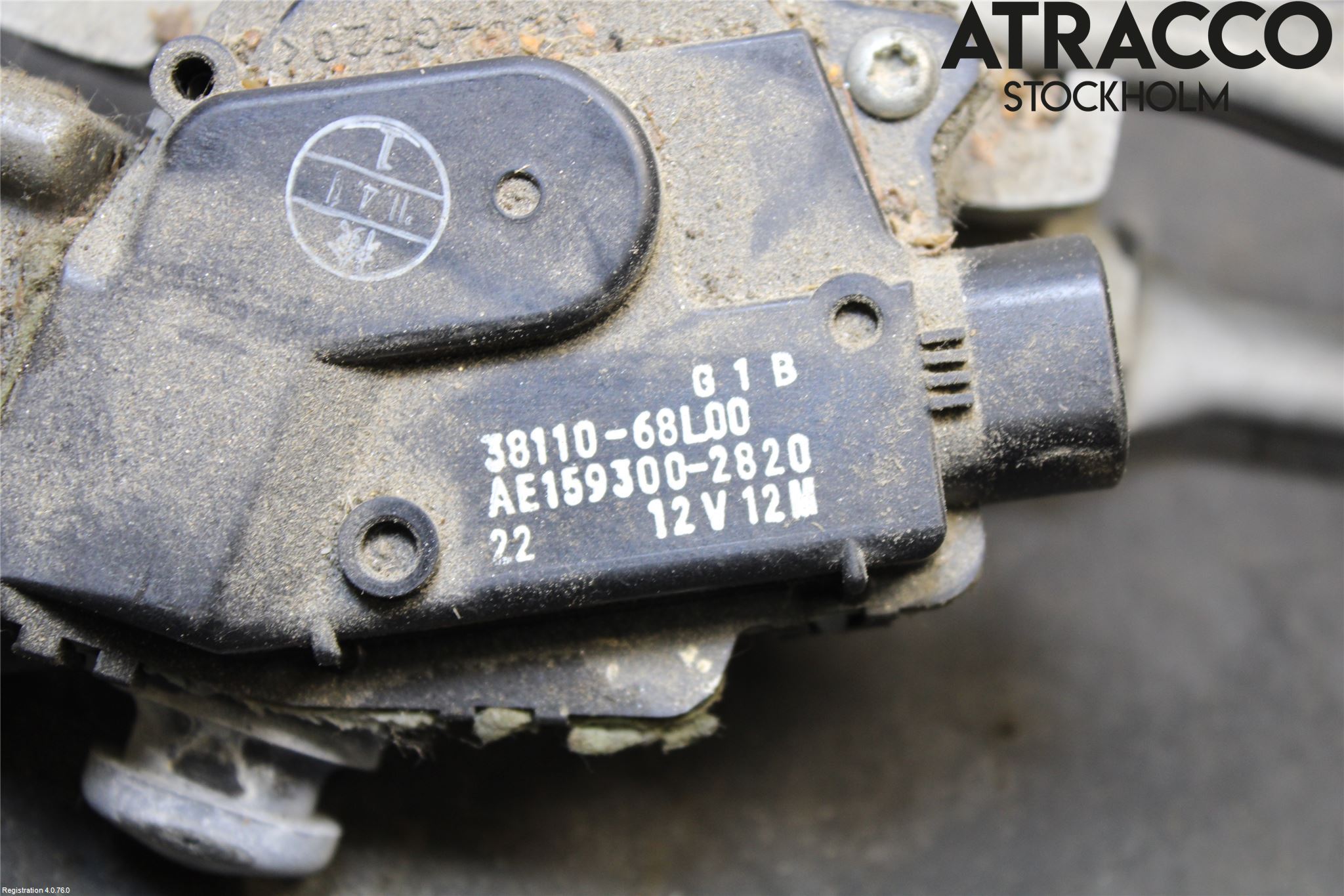 Suzuki SWIFT 11-16 Torkarmotor Vindruta