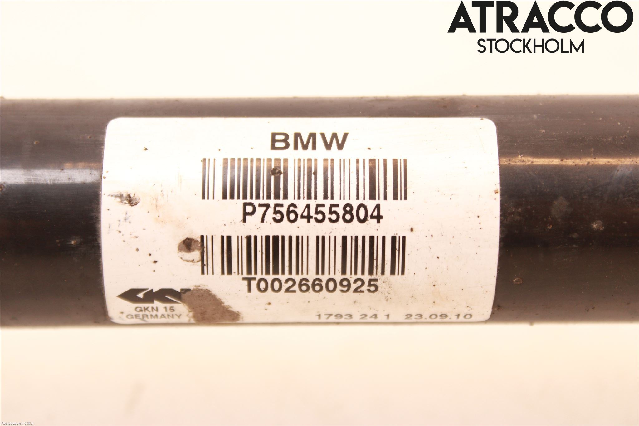 BMW X6 E71/E72   08-14 Drivaxel Bak Höger