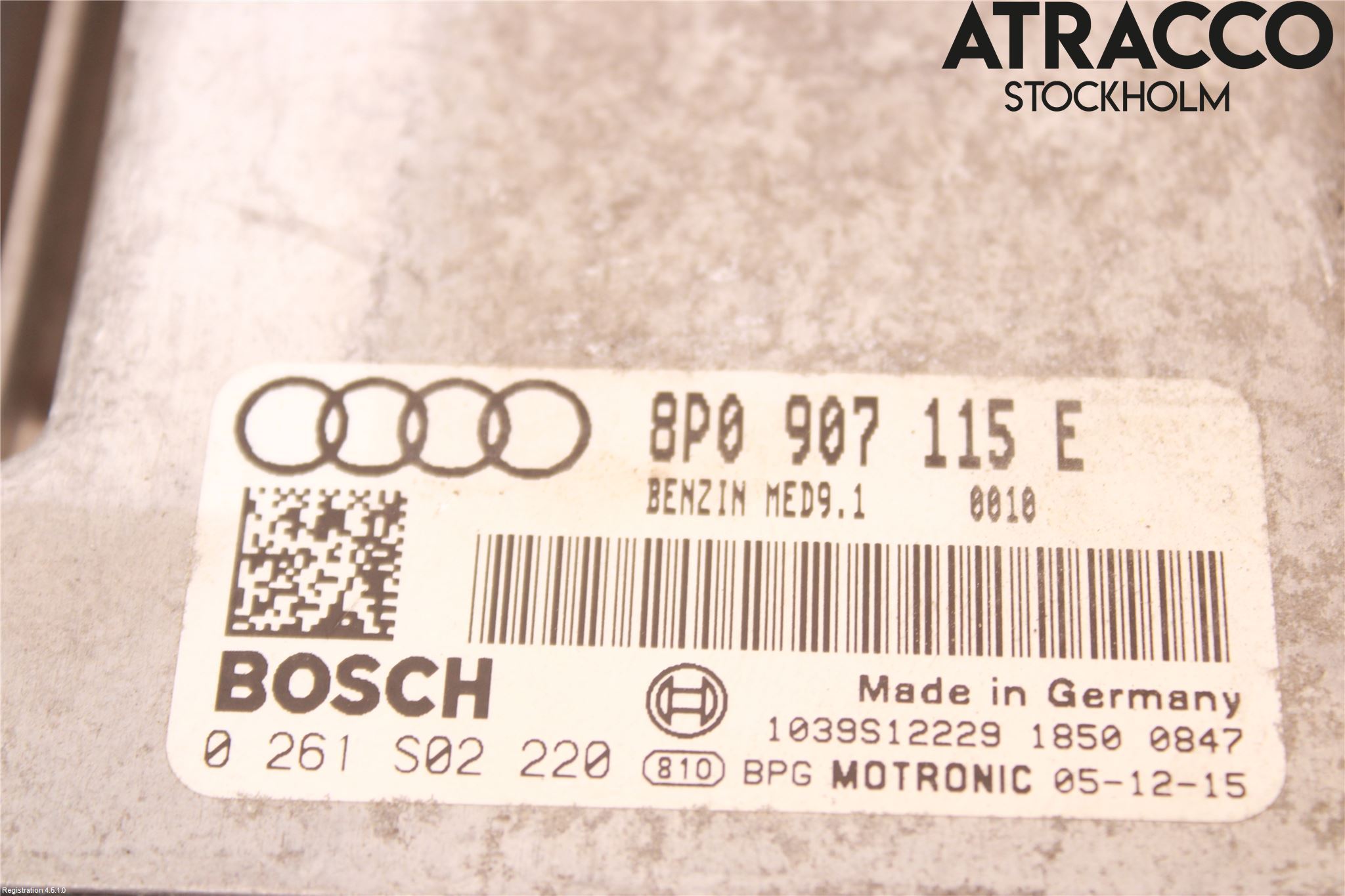Audi A3/S3 05-13 Styrenhet Insprut Bensin