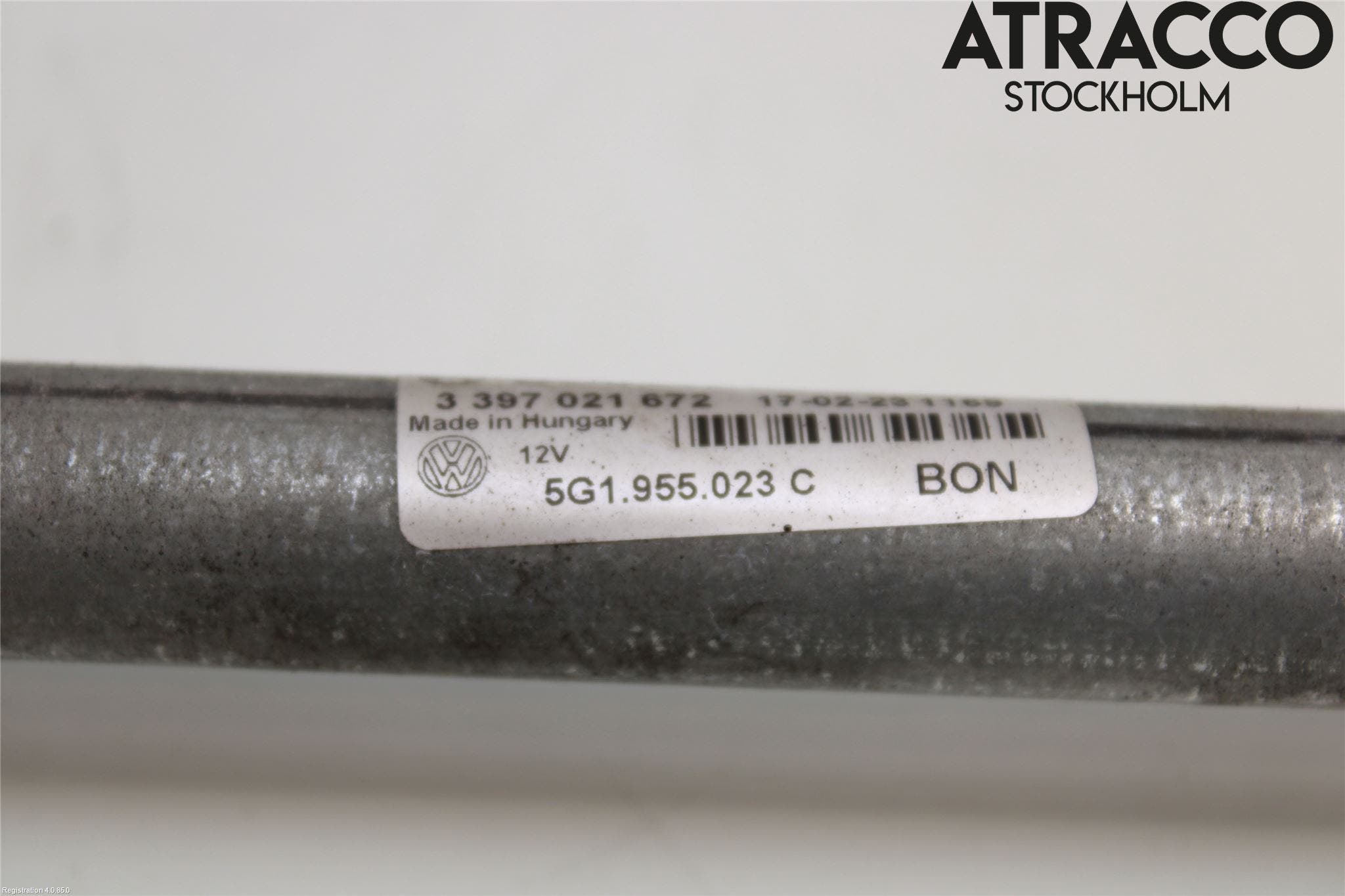 Volkswagen VW GOLF / E-GOLF VII 13-20 Torkarmekanism Vindruta