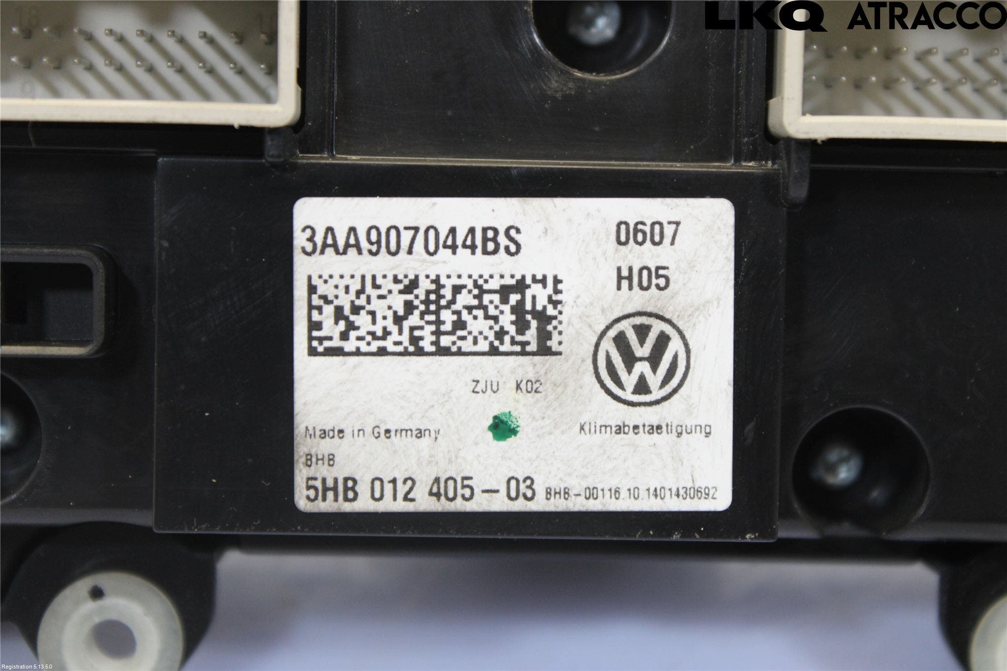 Volkswagen VW PASSAT 11-14 Ac Styrenhet Ac Manöveren