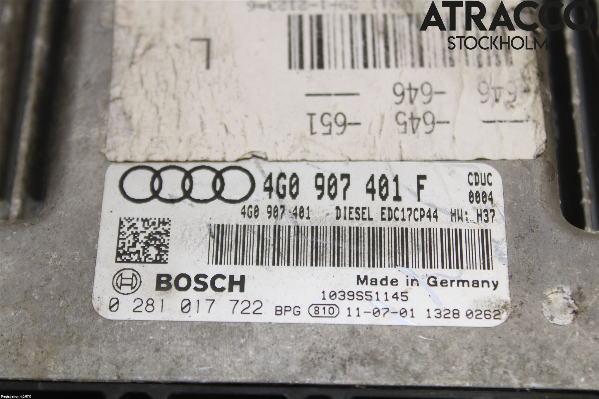 Audi A6/S6 4G 11-18 Styrenhet Inspump Diesel