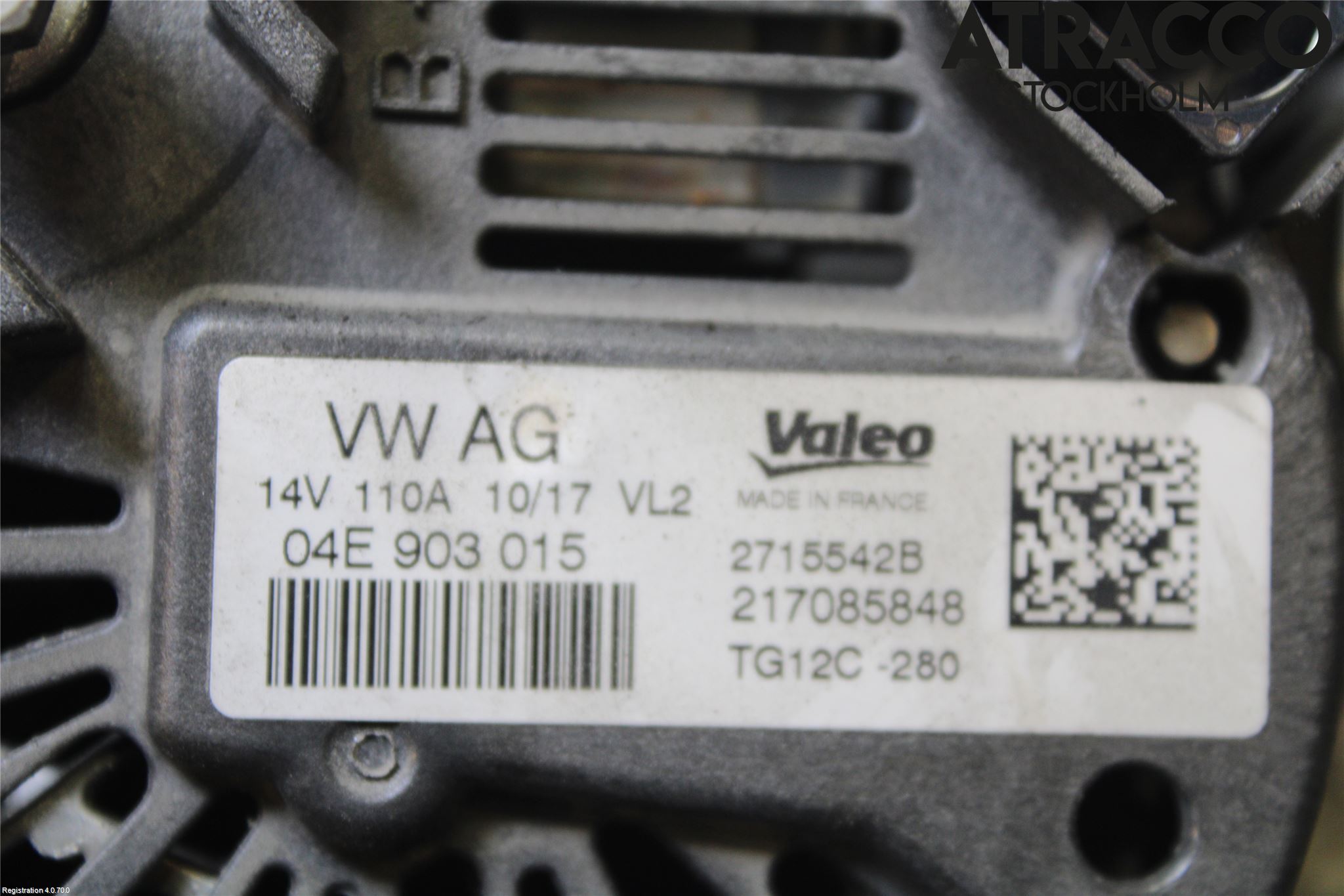 Skoda FABIA 15-21 Generator