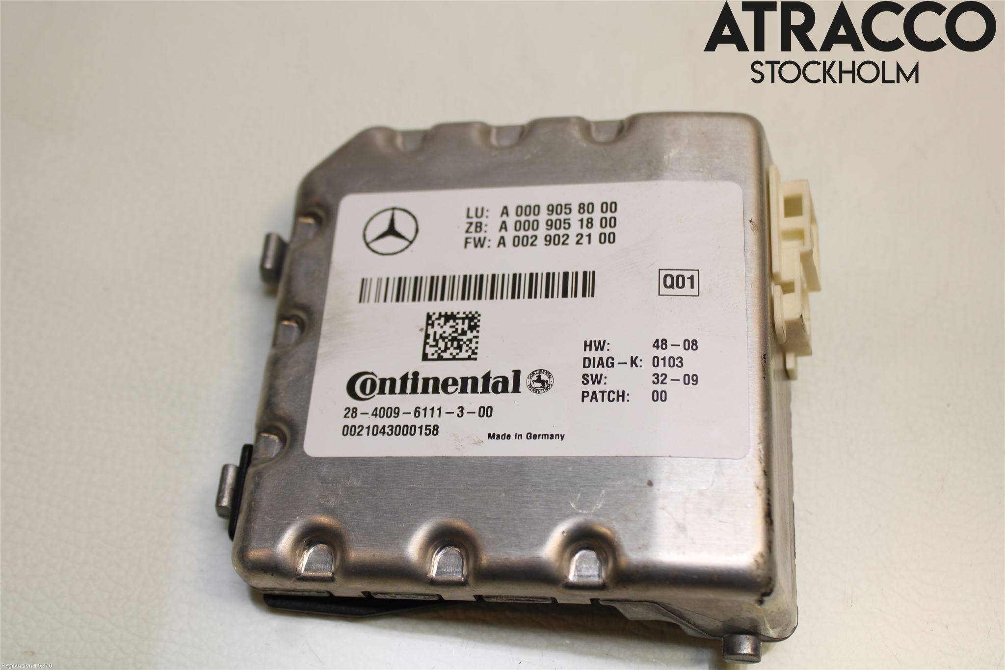 Mercedes-Benz MB E-KLASS (W212) 09-16 Sensor Aktivt Kollisionsskydd