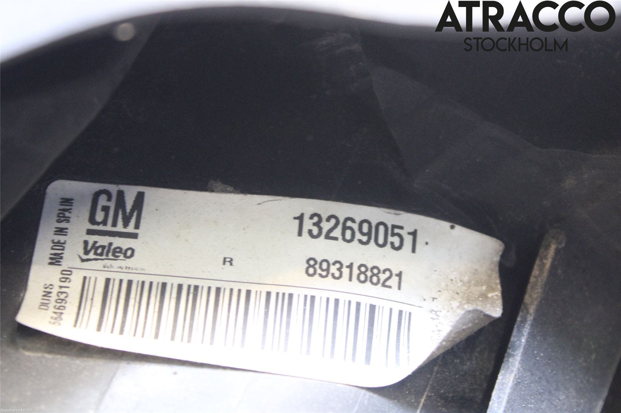 Opel CORSA D 07-14 Bakljus Höger