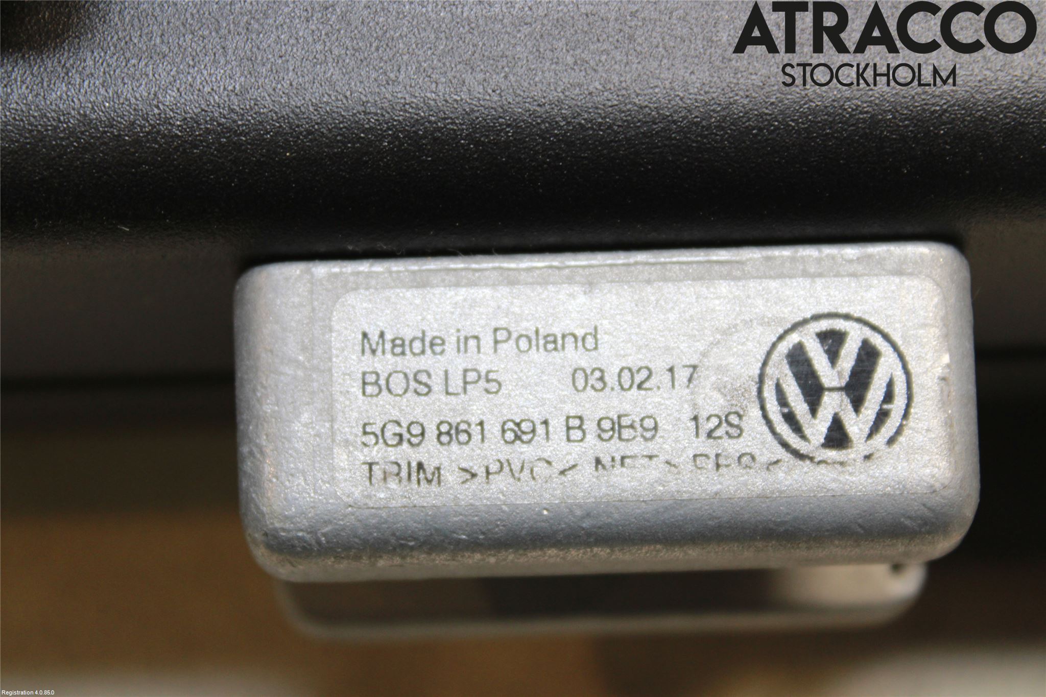 Volkswagen VW GOLF / E-GOLF VII 13-20 Lastnät