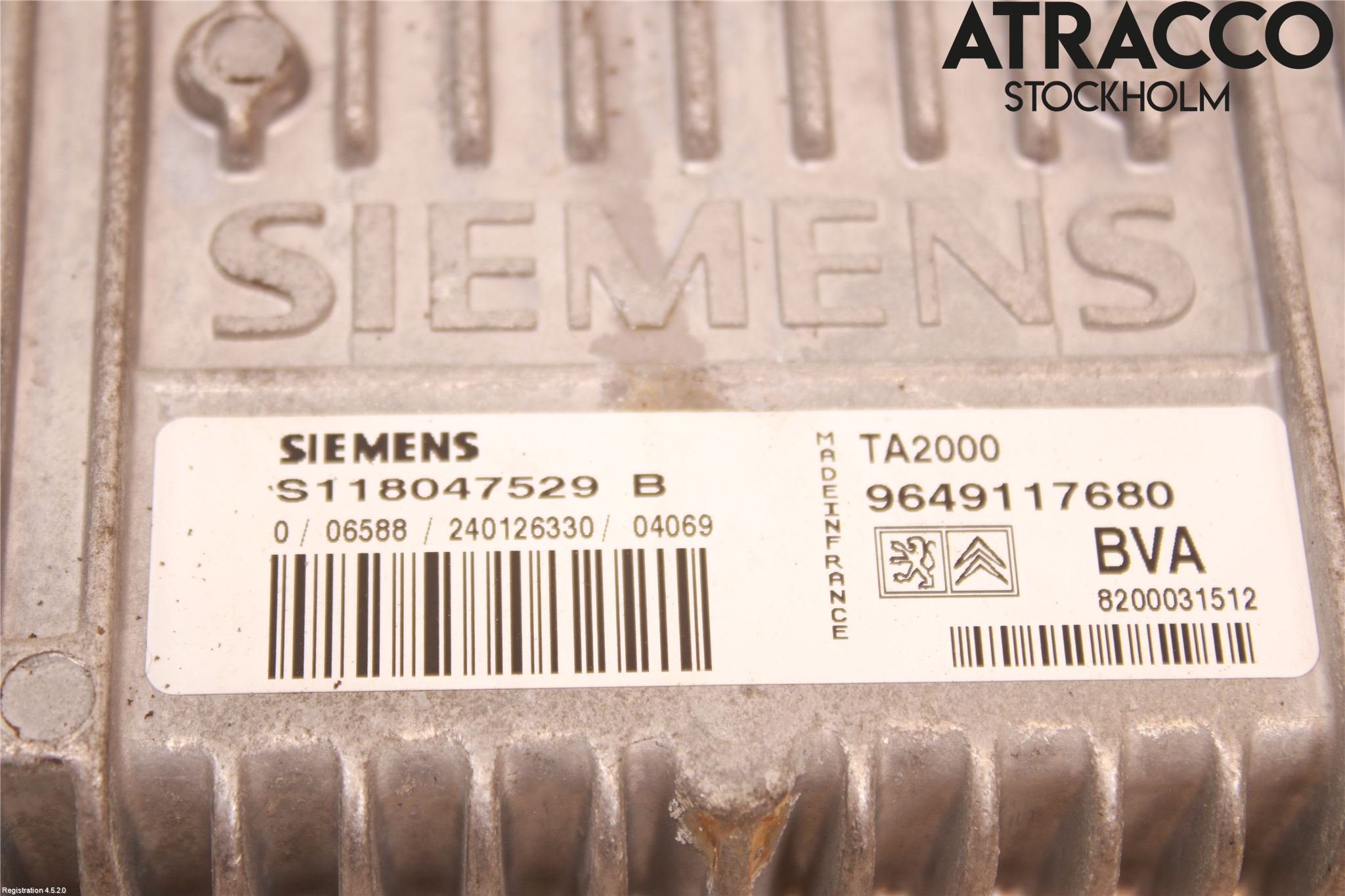 Peugeot 307     01-05 Styrenhet Växellåda