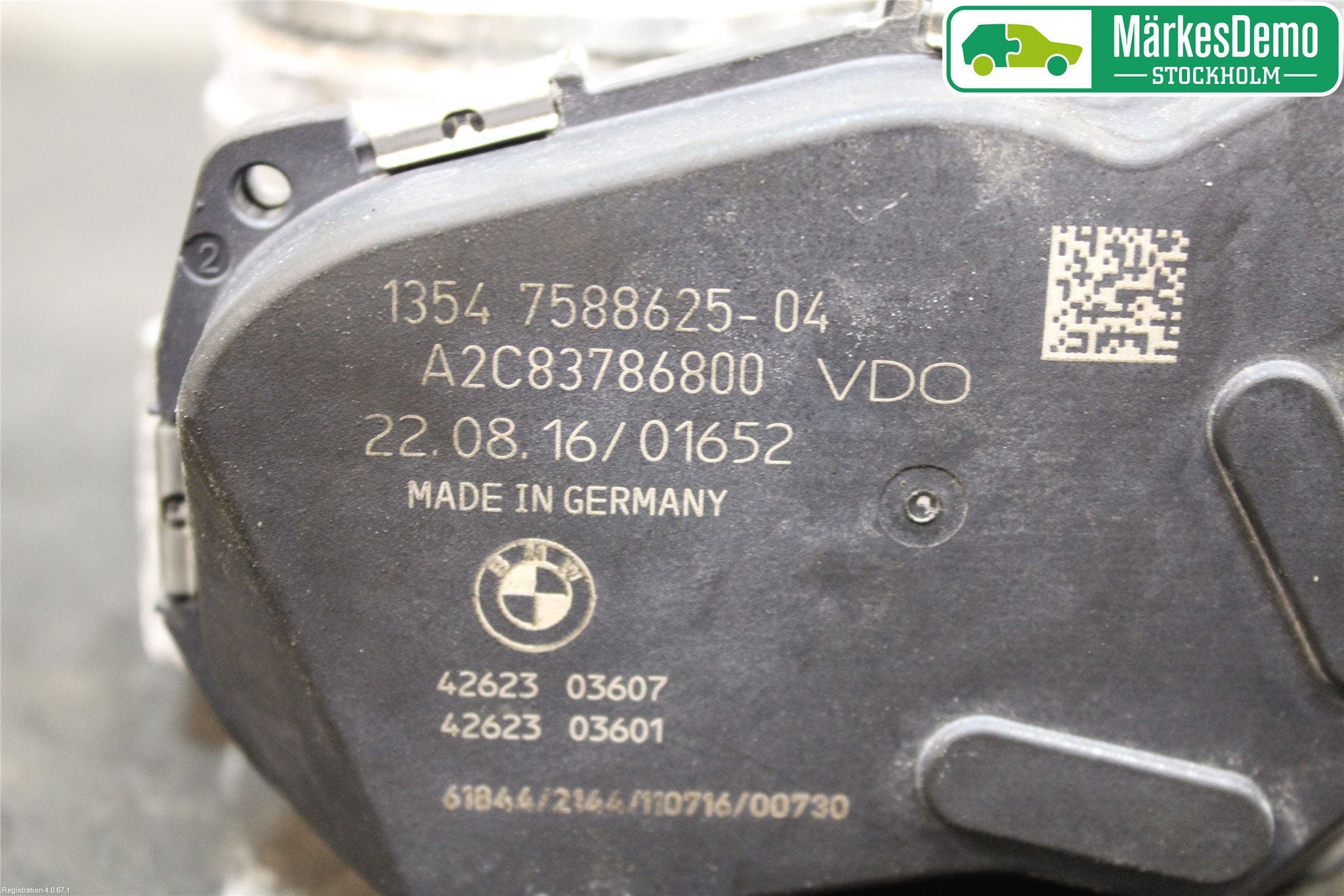 BMW X5 F15 13-18 Injspjällhus