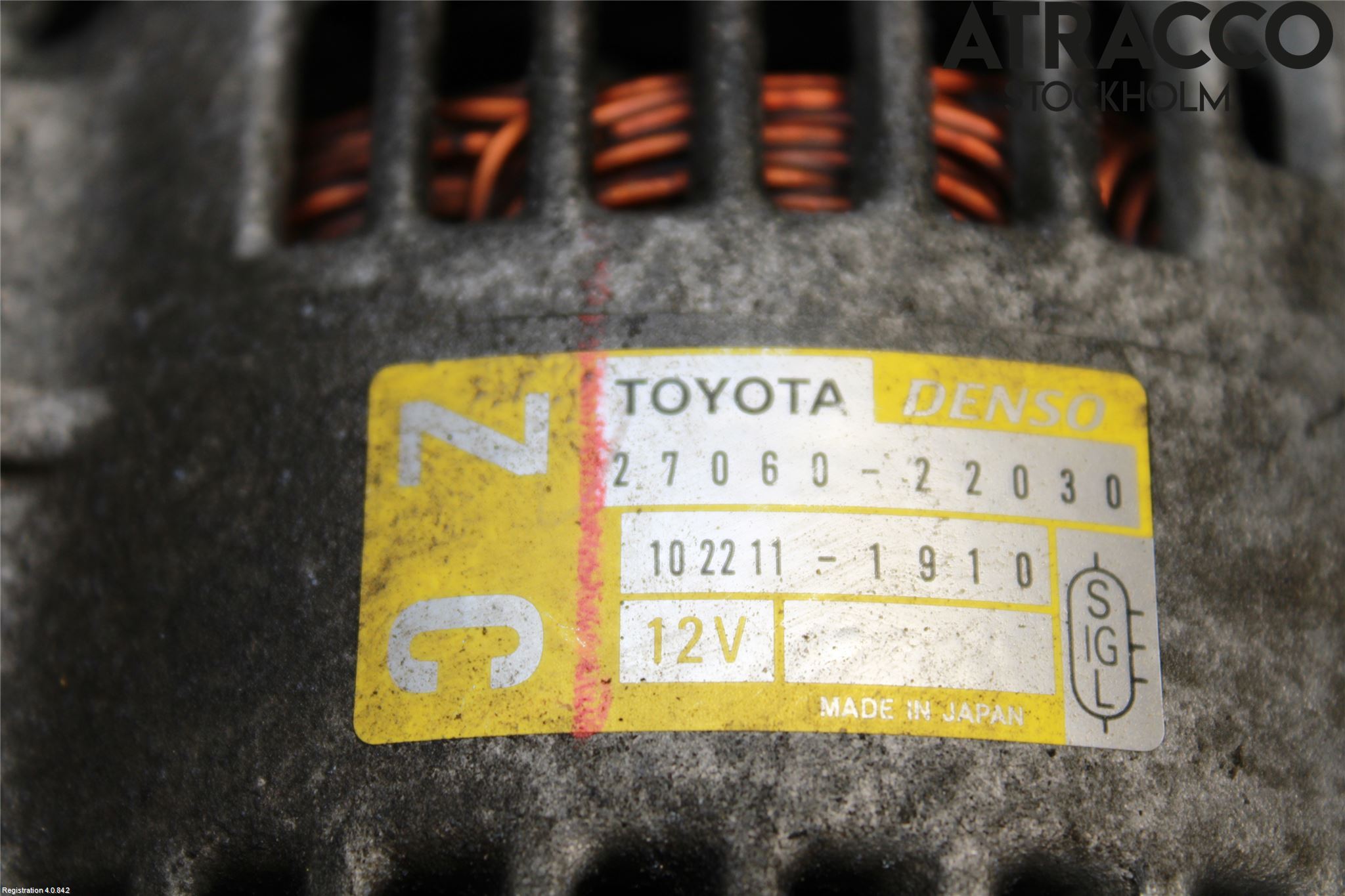 Toyota COROLLA 02-07 Generator