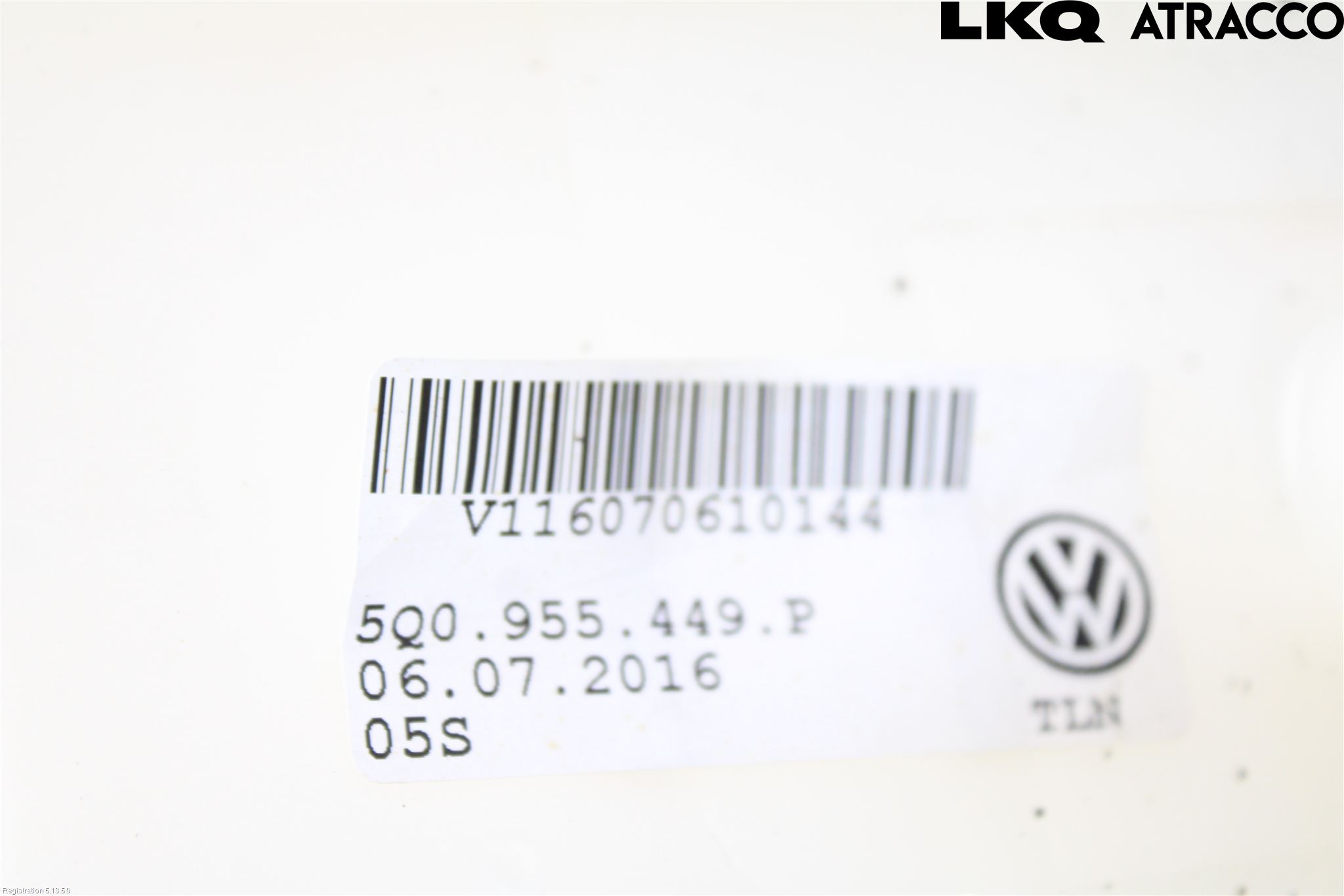 Audi A3/S3 8V 13-20 Spolartank Vindruta-Strål