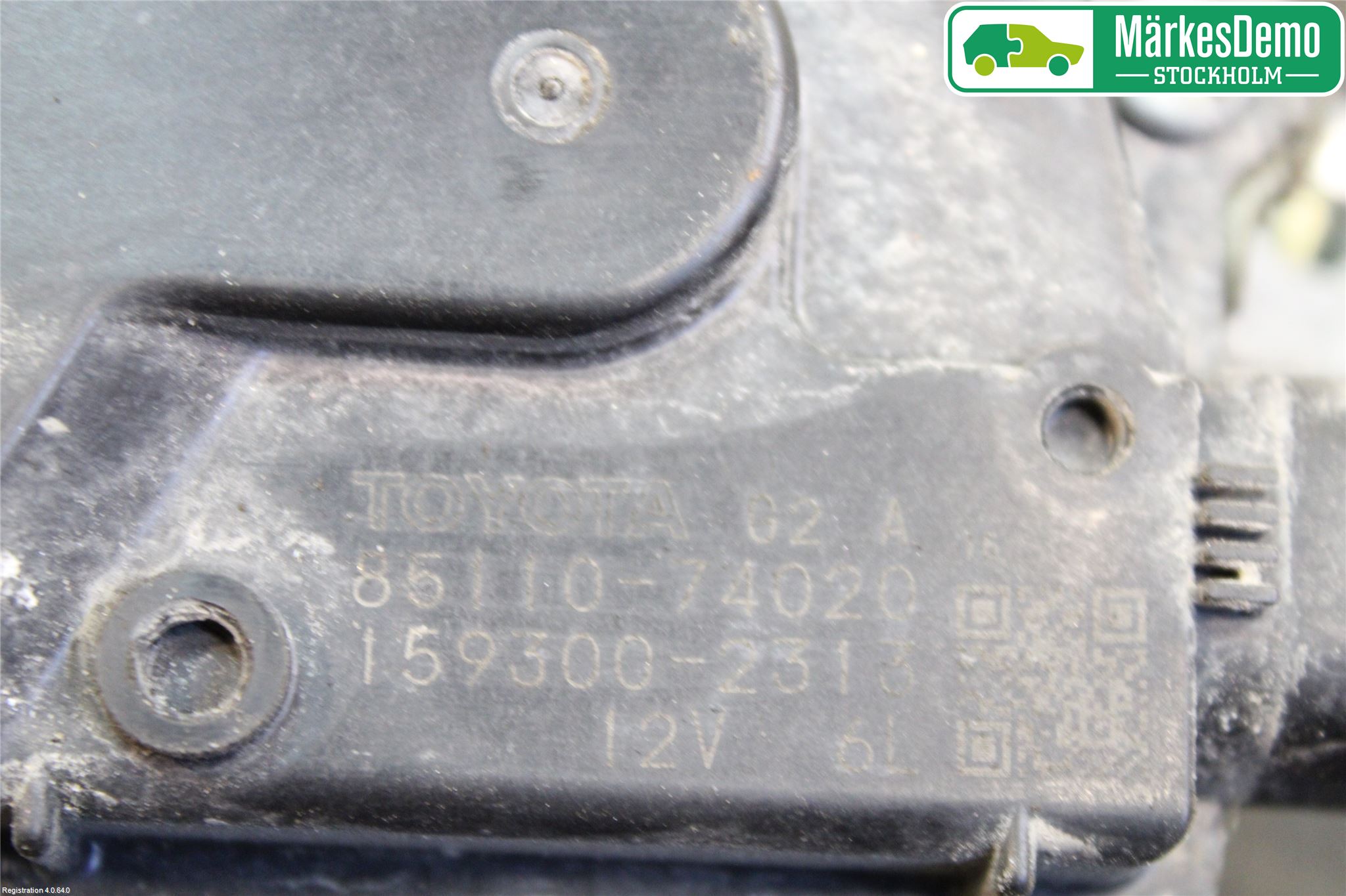 Toyota iQ Torkarmotor Vindruta