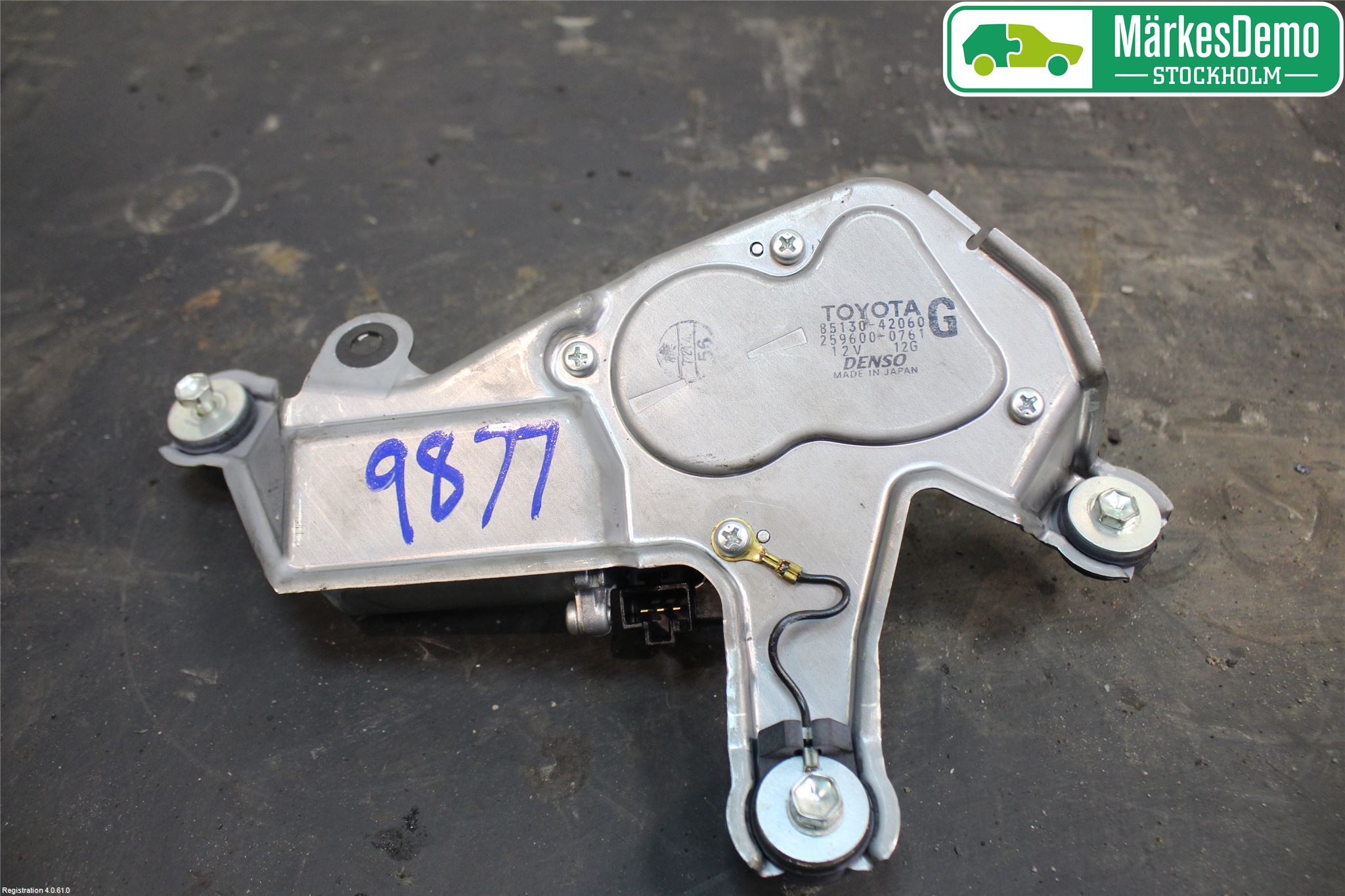 Toyota RAV 4 06-12 Torkarmotor Baklucka