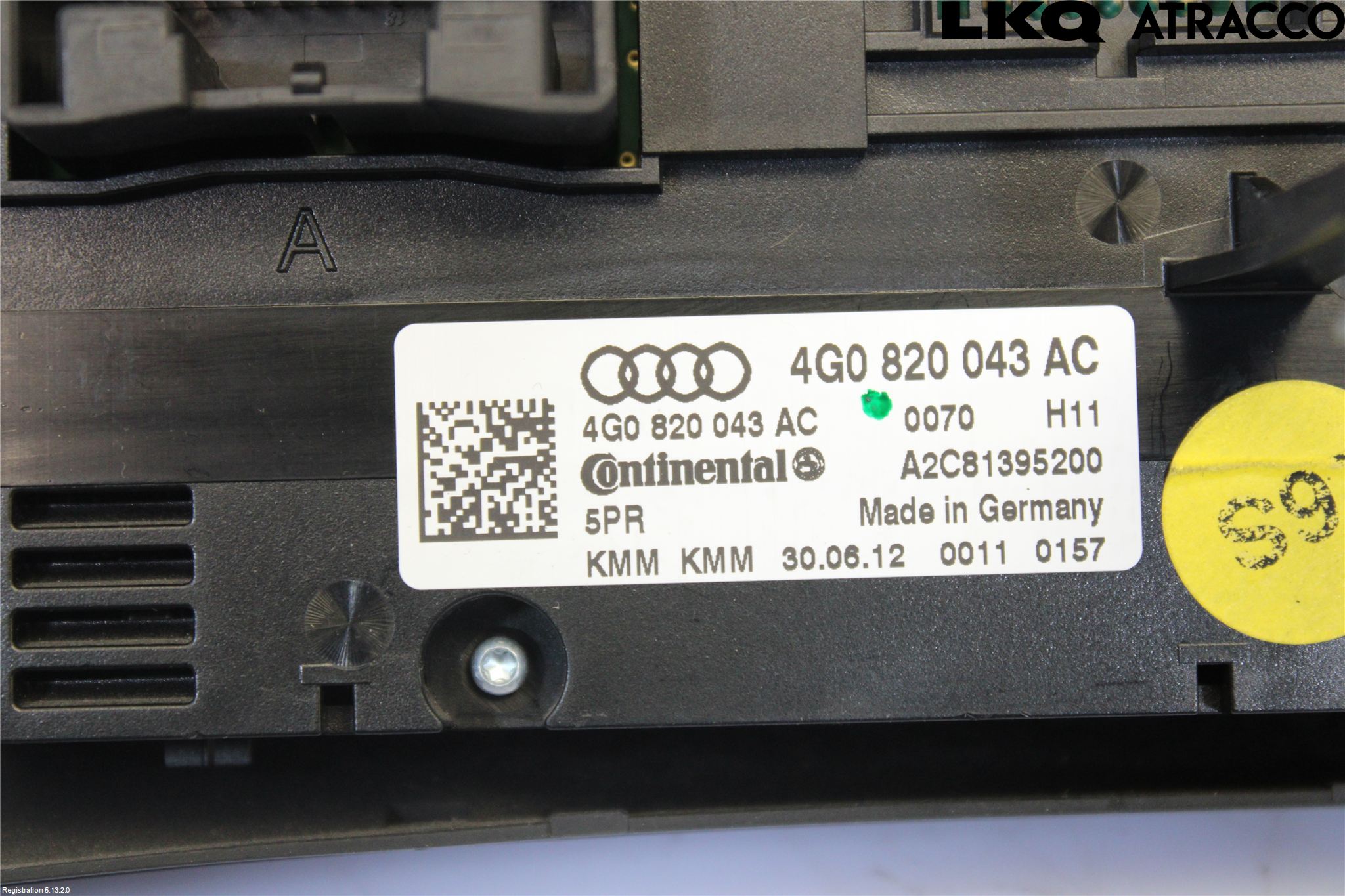 Audi A6/S6 4G 11-18 Ac Styrenhet Ac Manöveren