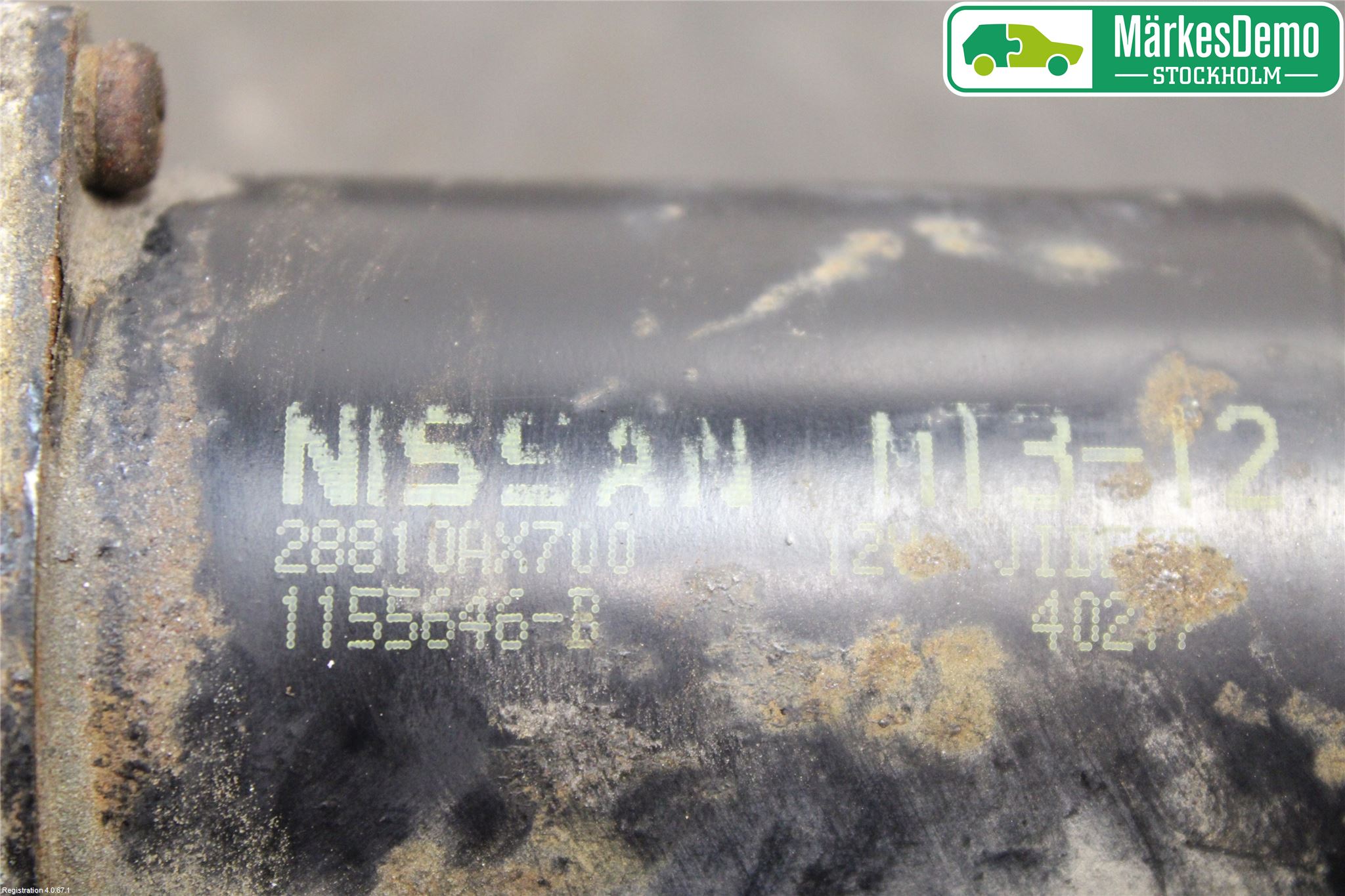 Nissan MICRA 03-07 Torkarmotor Vindruta