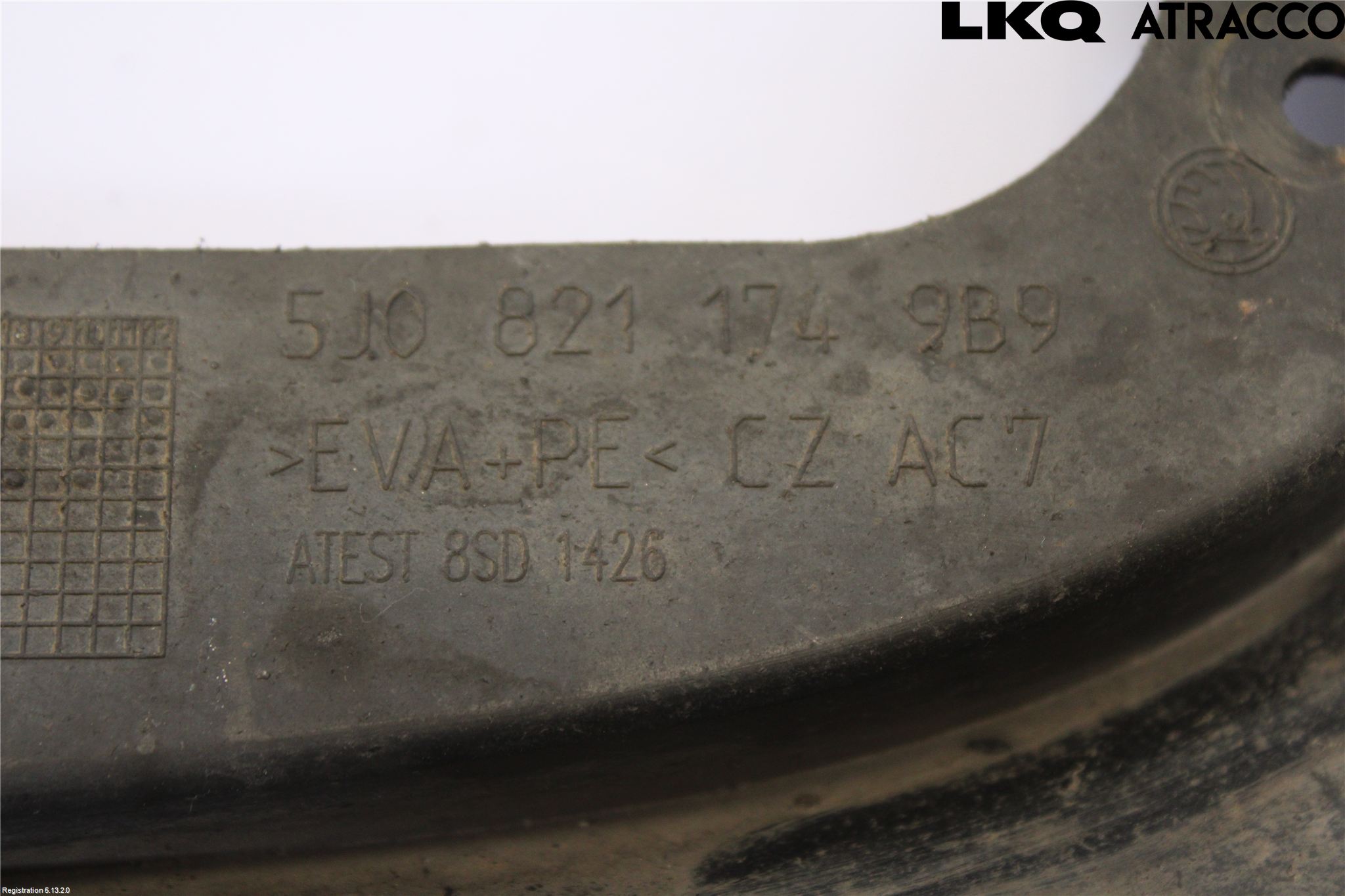 Skoda ROOMSTER Stänkskydd