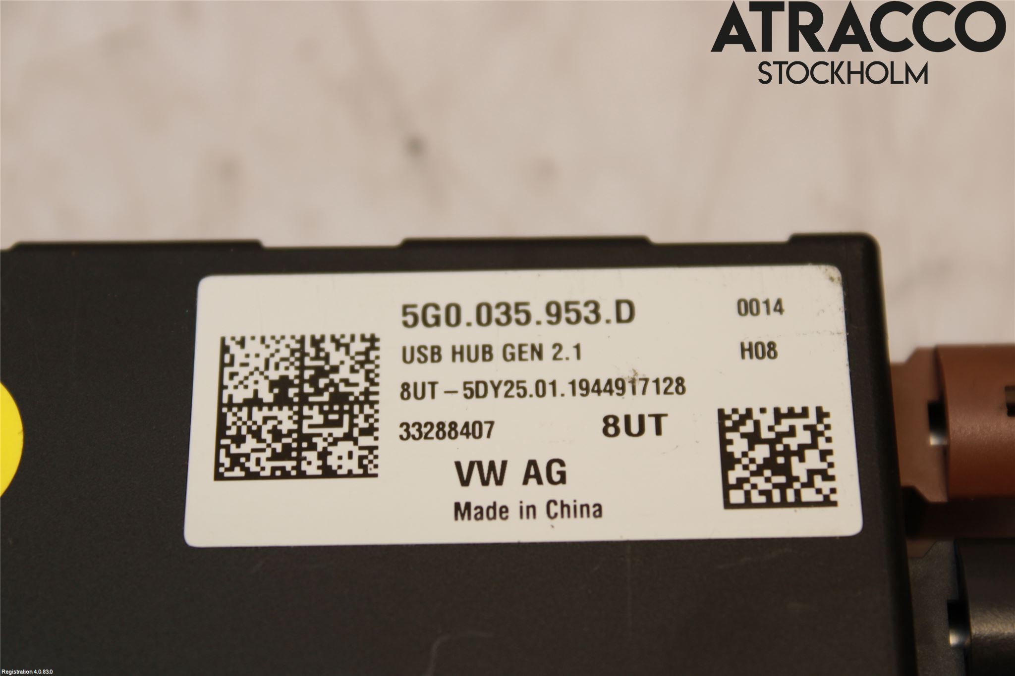 Volkswagen VW PASSAT 15-19 Styrenhet Multimedia