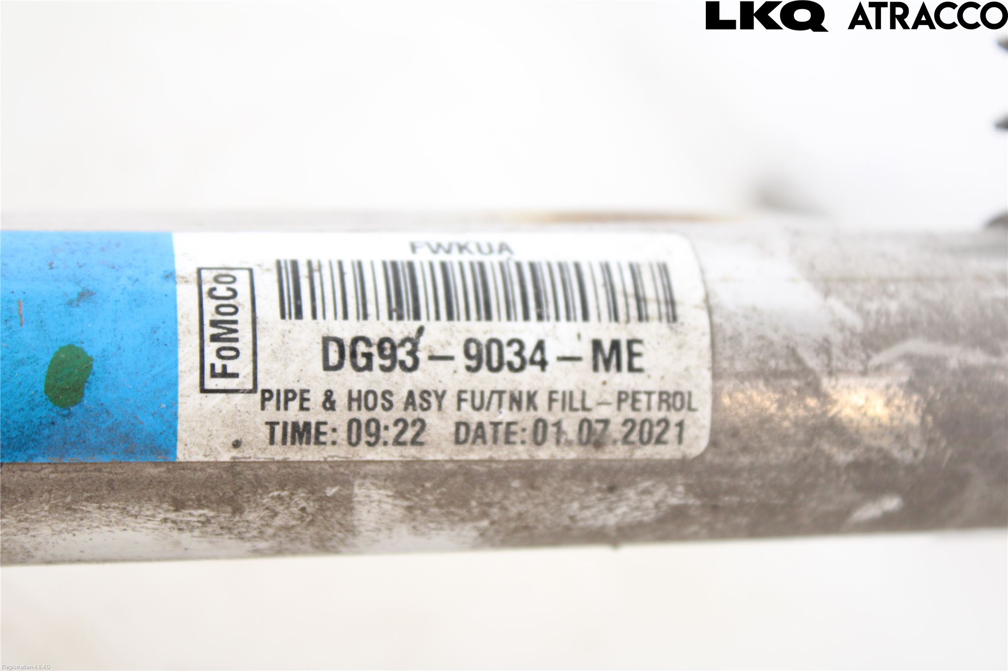 Ford MONDEO 15-22 Bränslepåfyllnrör-Slang