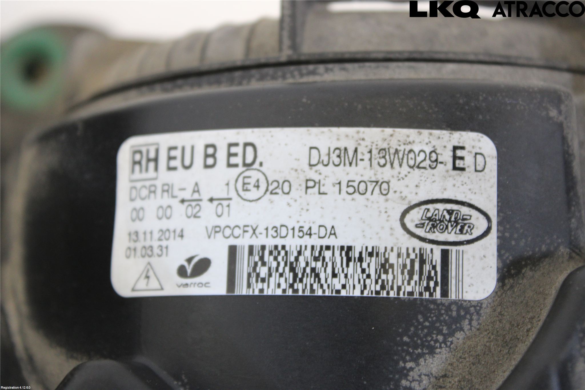 Landrover LAND ROVER RANGE ROVER EVOQUE (L538) 11-18 Strålkastare Höger