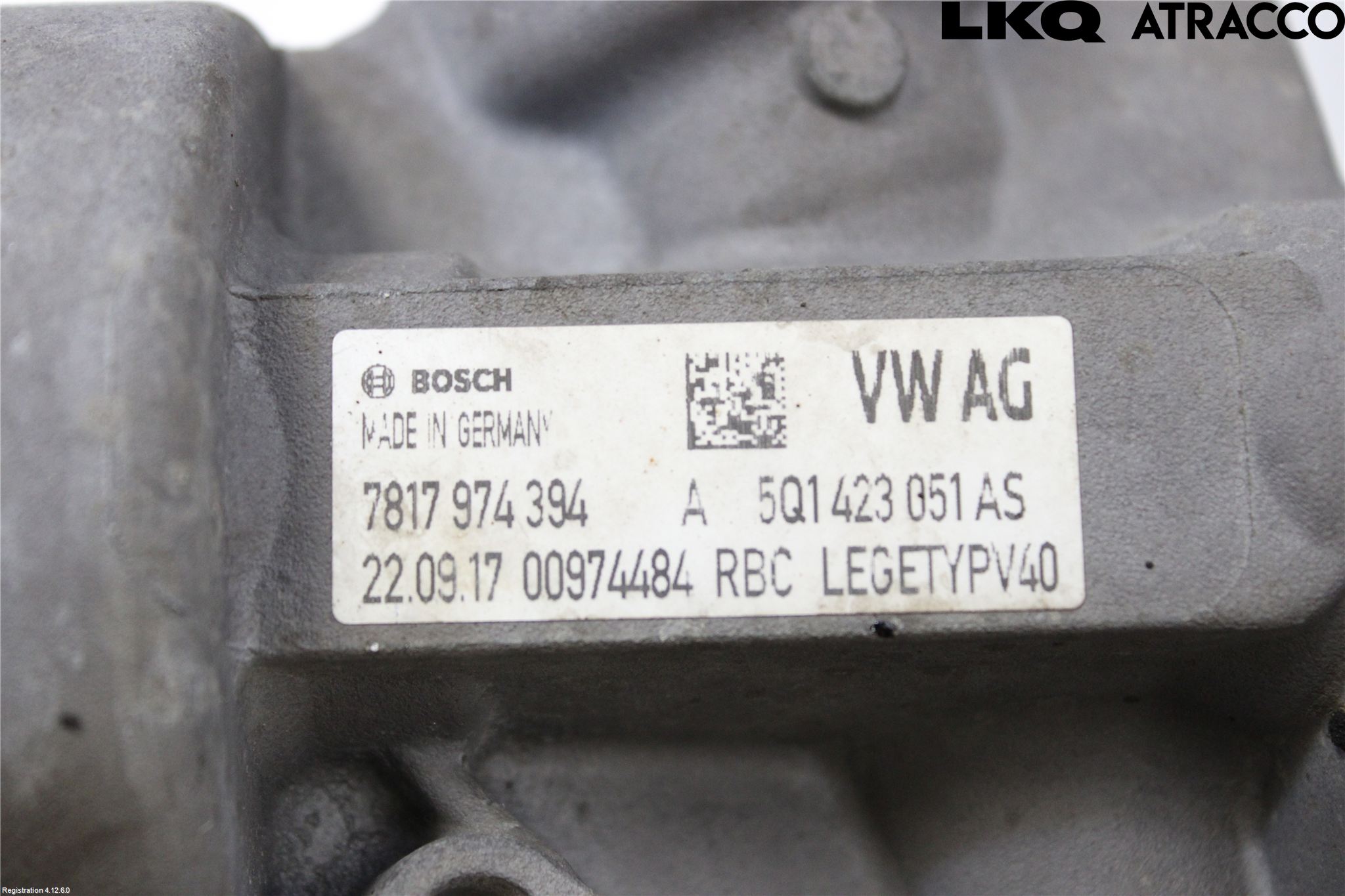 Volkswagen VW GOLF / E-GOLF VII 13-20 Styrväxel-Snäcka Elektrisk