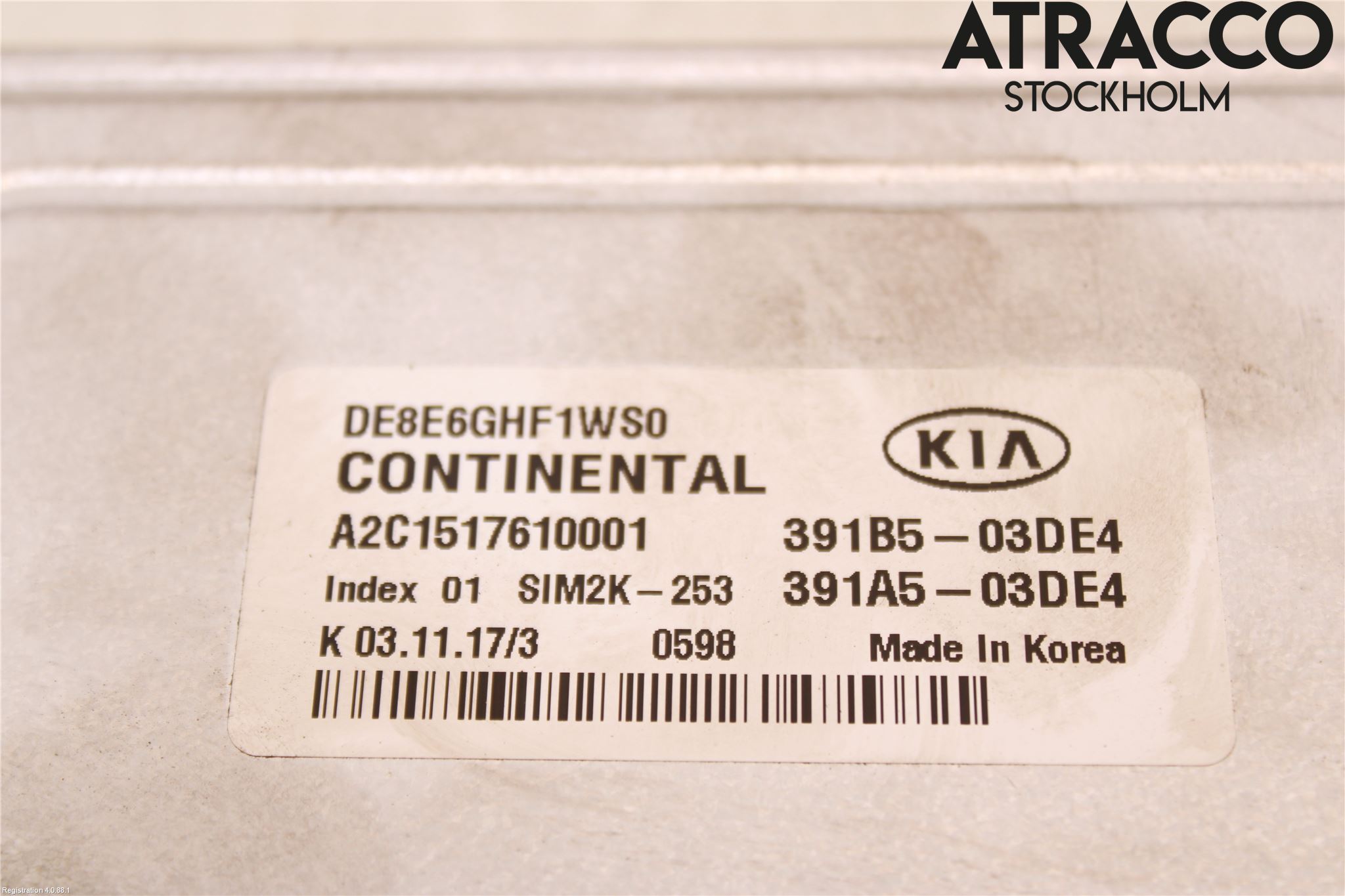 Kia NIRO (DE) 17-22 Styrenhet Insprut Bensin