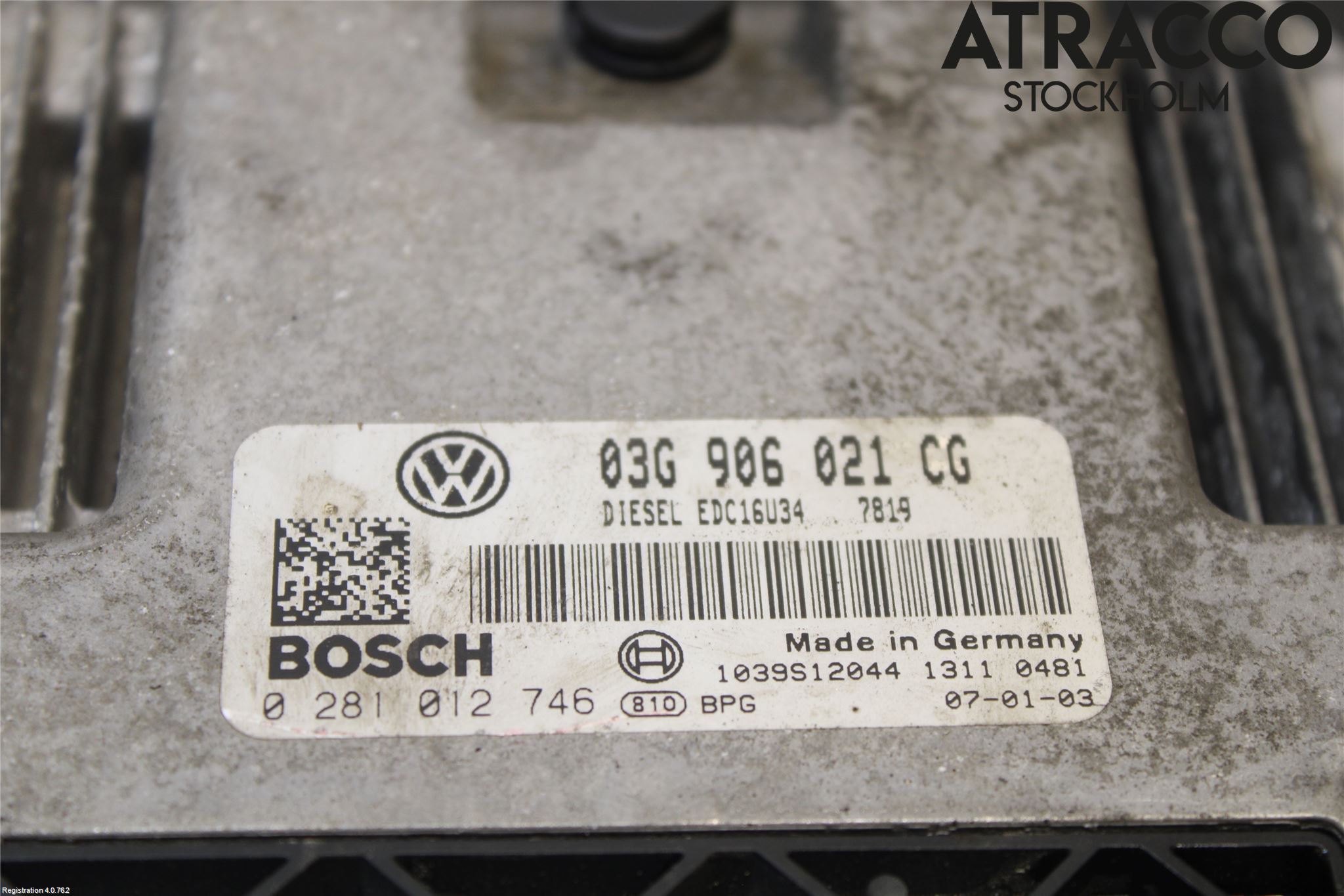 Volkswagen VW CADDY      04-10 Styrenhet Insprut Bensin