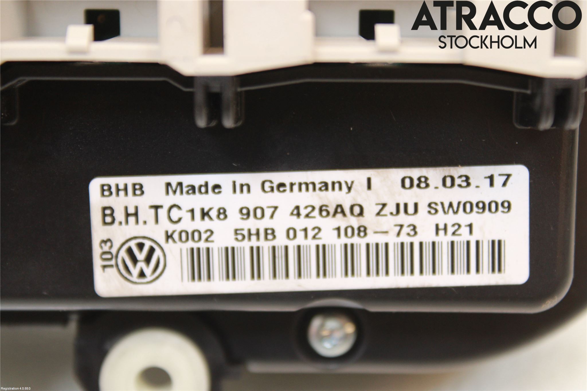 Volkswagen VW CADDY 16-20 Ac Styrenhet Ac Manöveren