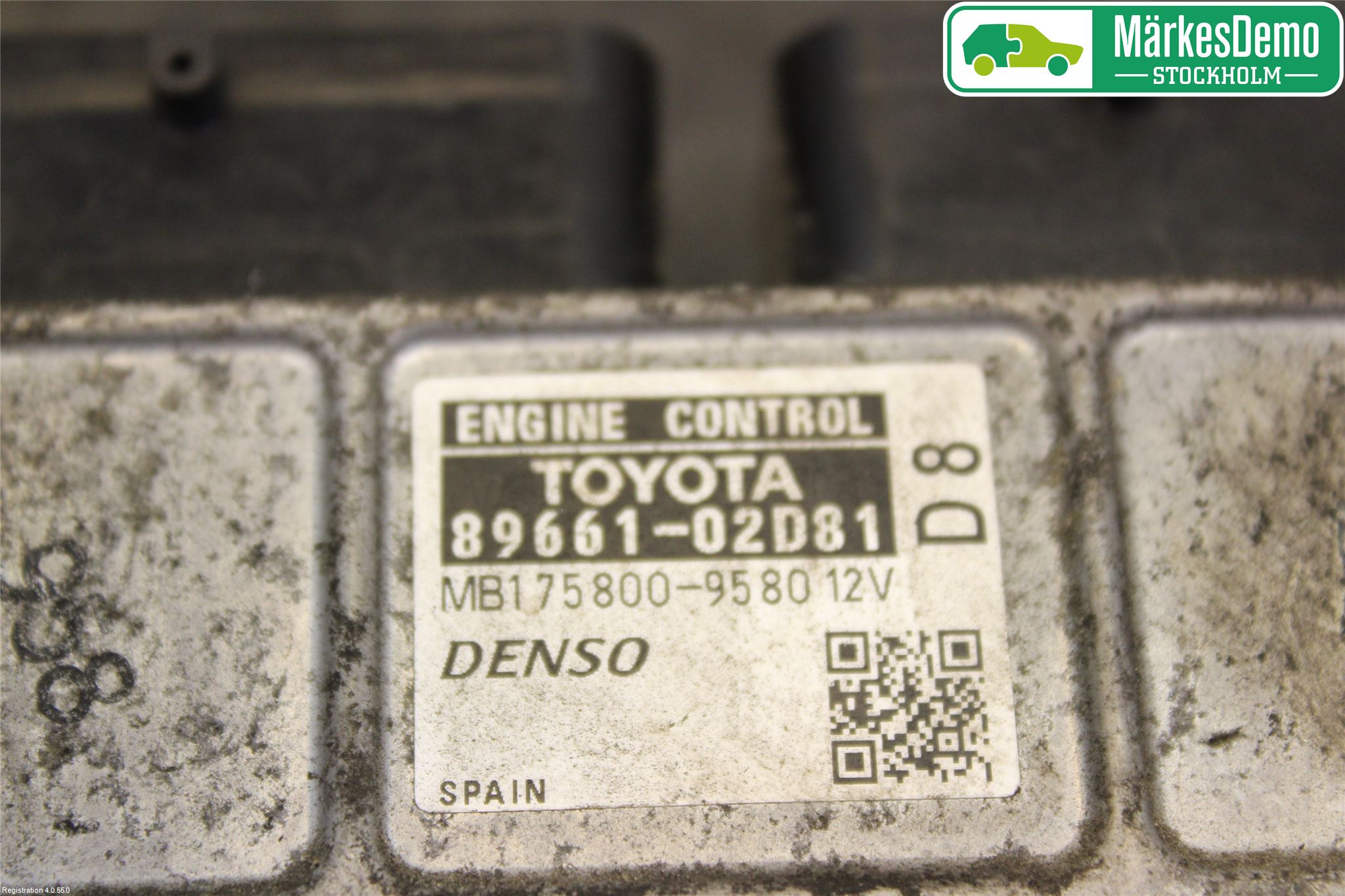 Toyota AURIS 07-09 Styrenhet Insprut Bensin