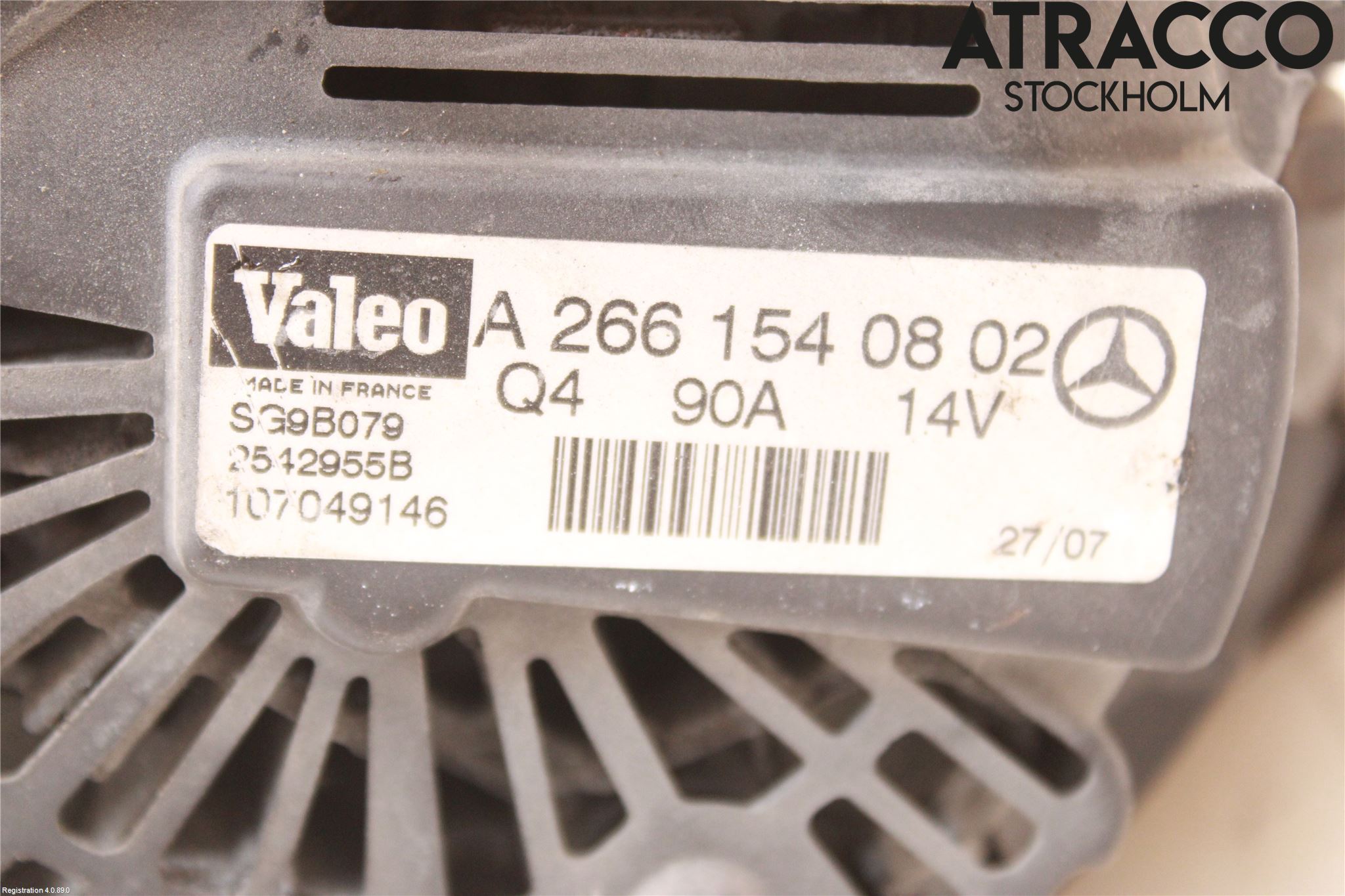 Mercedes-Benz MB A-KLASS (W169) 04-12 Generator
