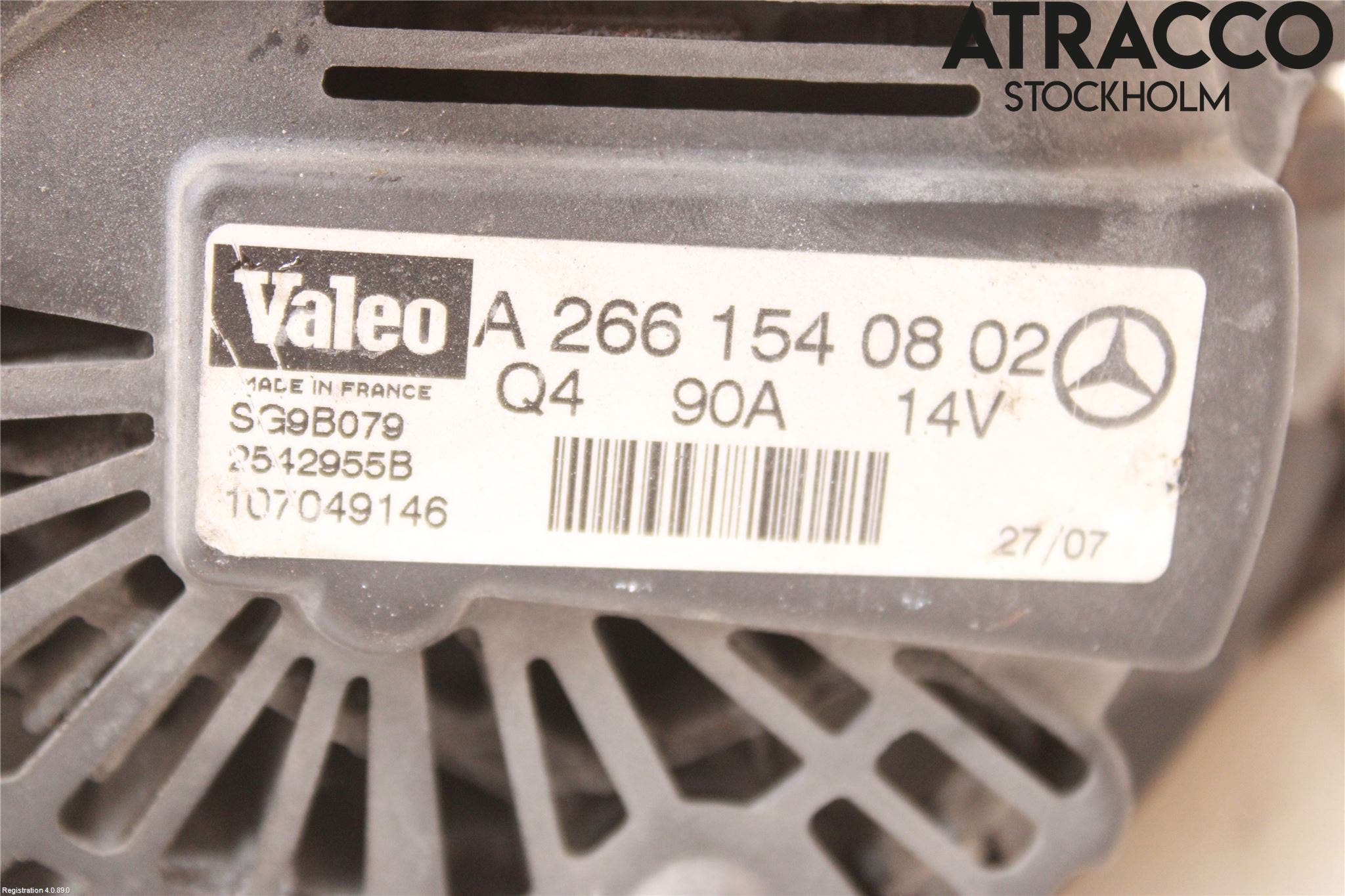 Mercedes-Benz MB A-KLASS (W169) 04-12 Generator