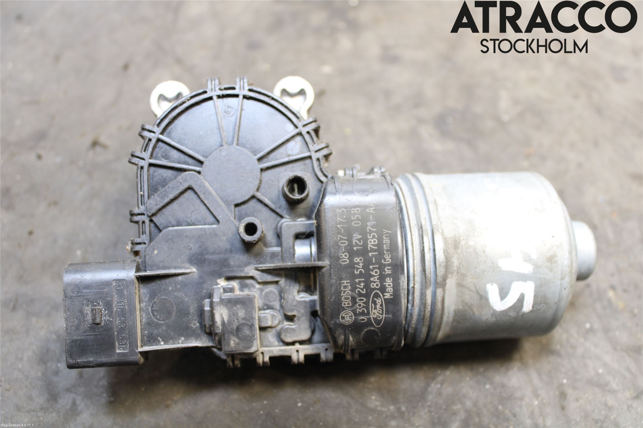Ford FIESTA 09-12 Torkarmotor Vindruta