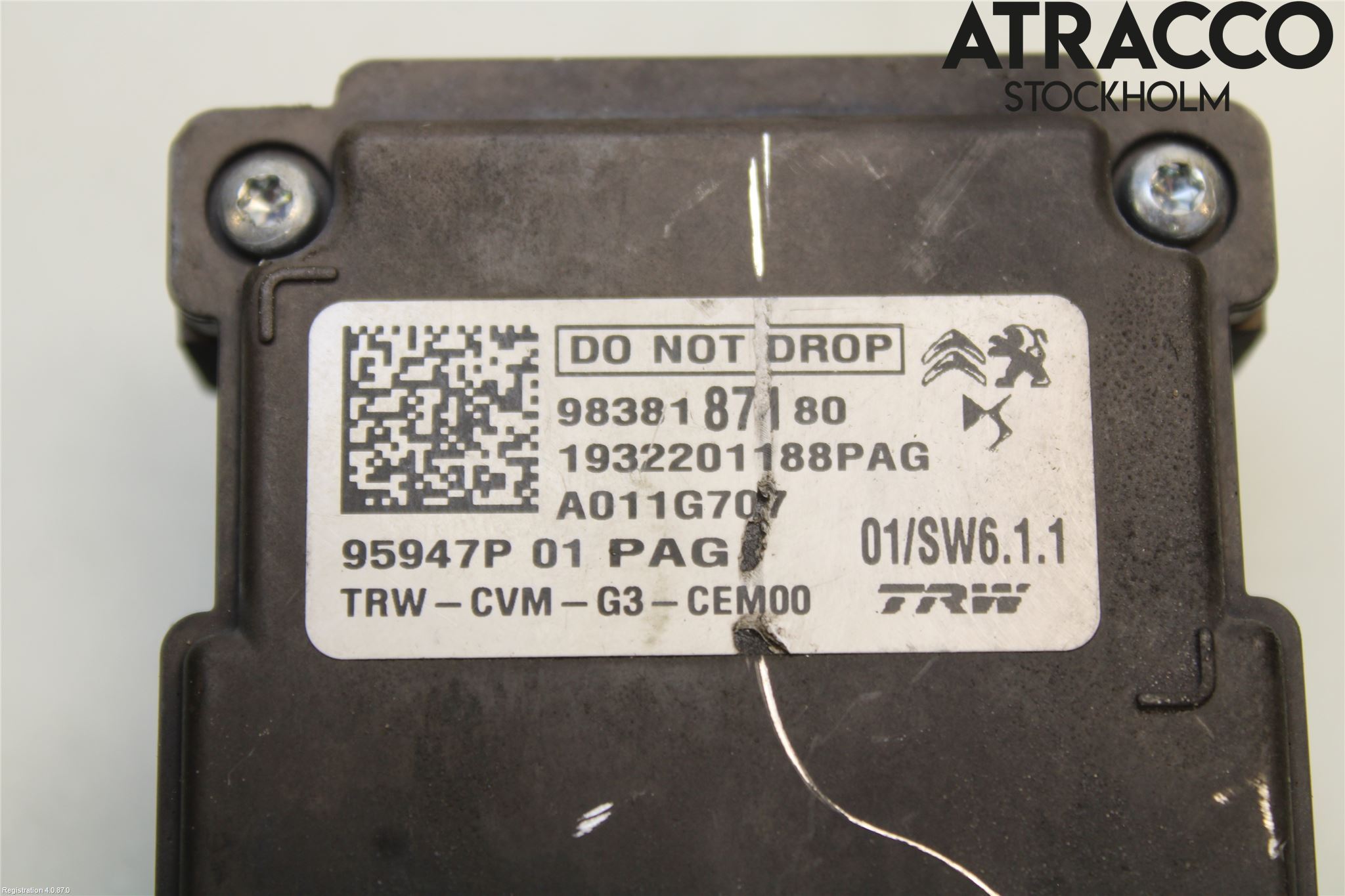 Opel CORSA F, CORSA-E 20- Sensor Aktivt Kollisionsskydd