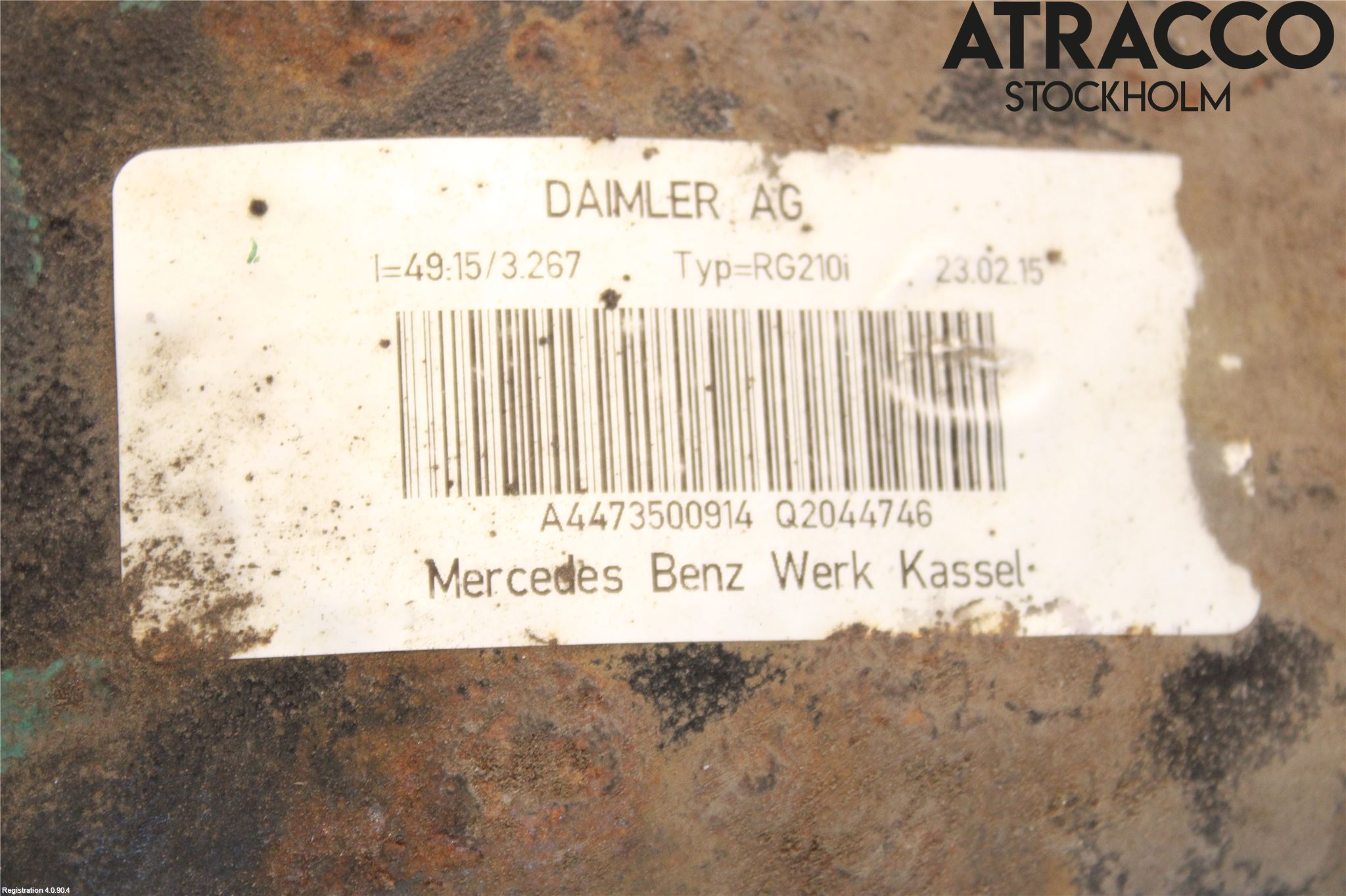 Mercedes-Benz MB VITO/V-KLASS (W640,W447,W448) 14- Bakväxel-Diff