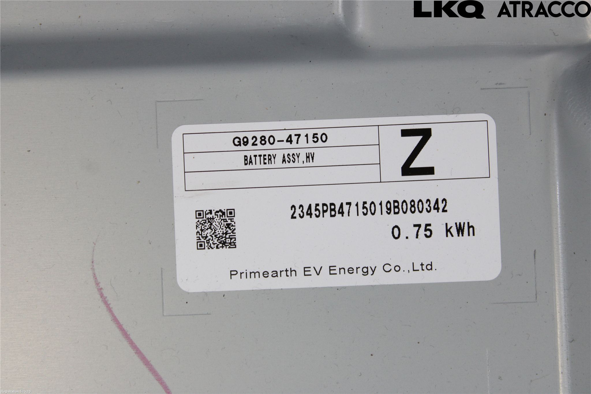 Toyota C-HR 16-23 Batteri Högspänning